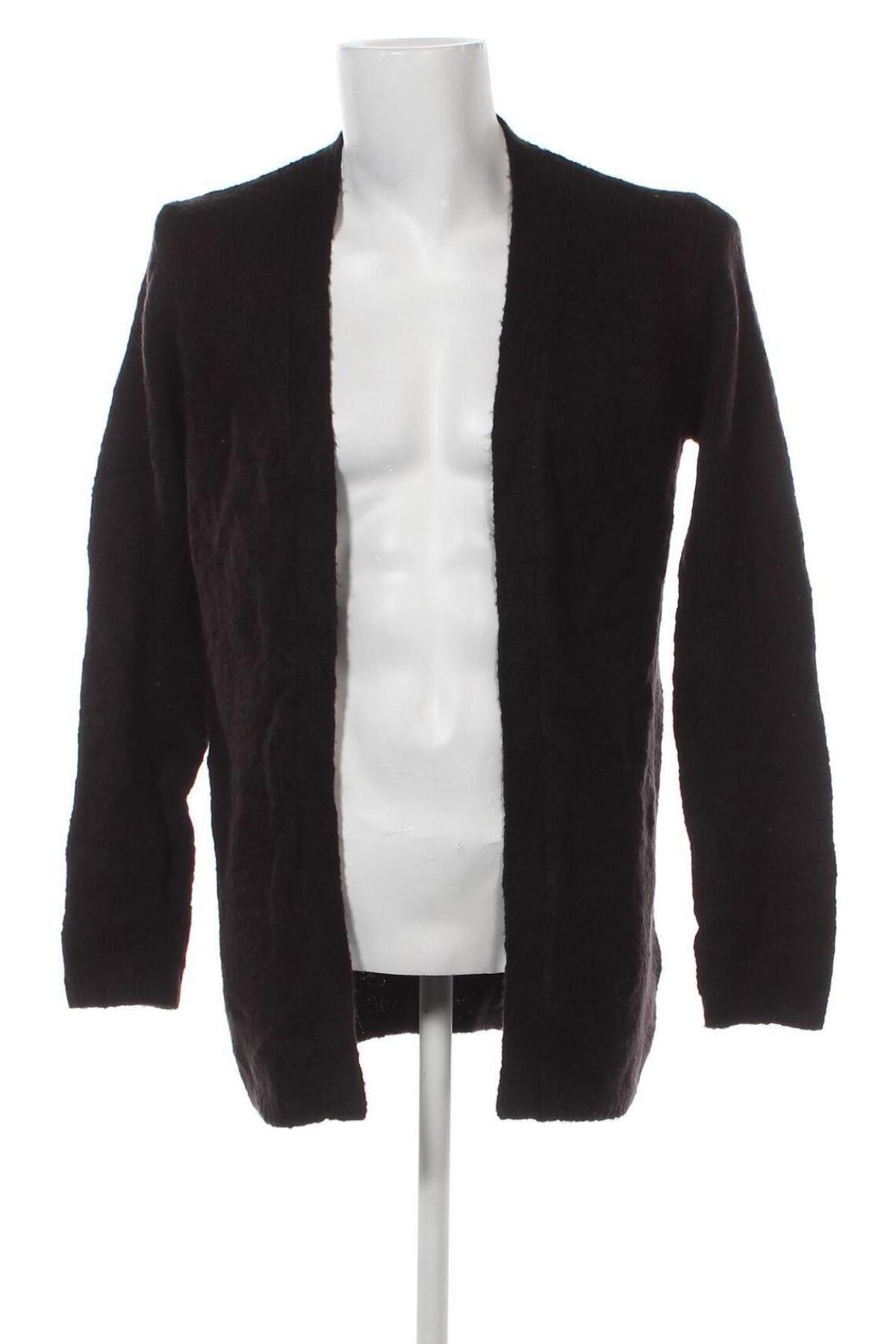 Jachetă tricotată de bărbați Smog, Mărime M, Culoare Negru, Preț 151,32 Lei