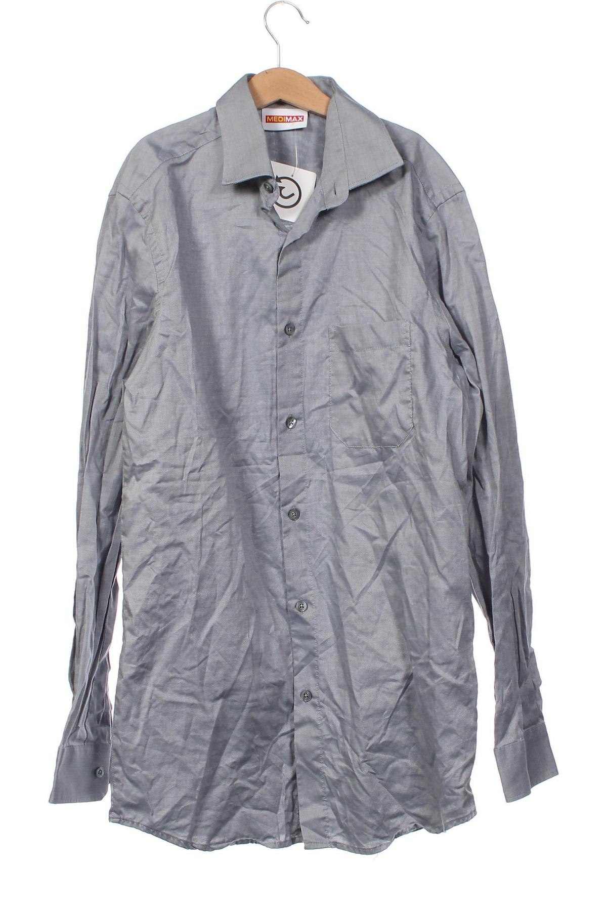 Ανδρικό πουκάμισο, Μέγεθος S, Χρώμα Γκρί, Τιμή 2,87 €