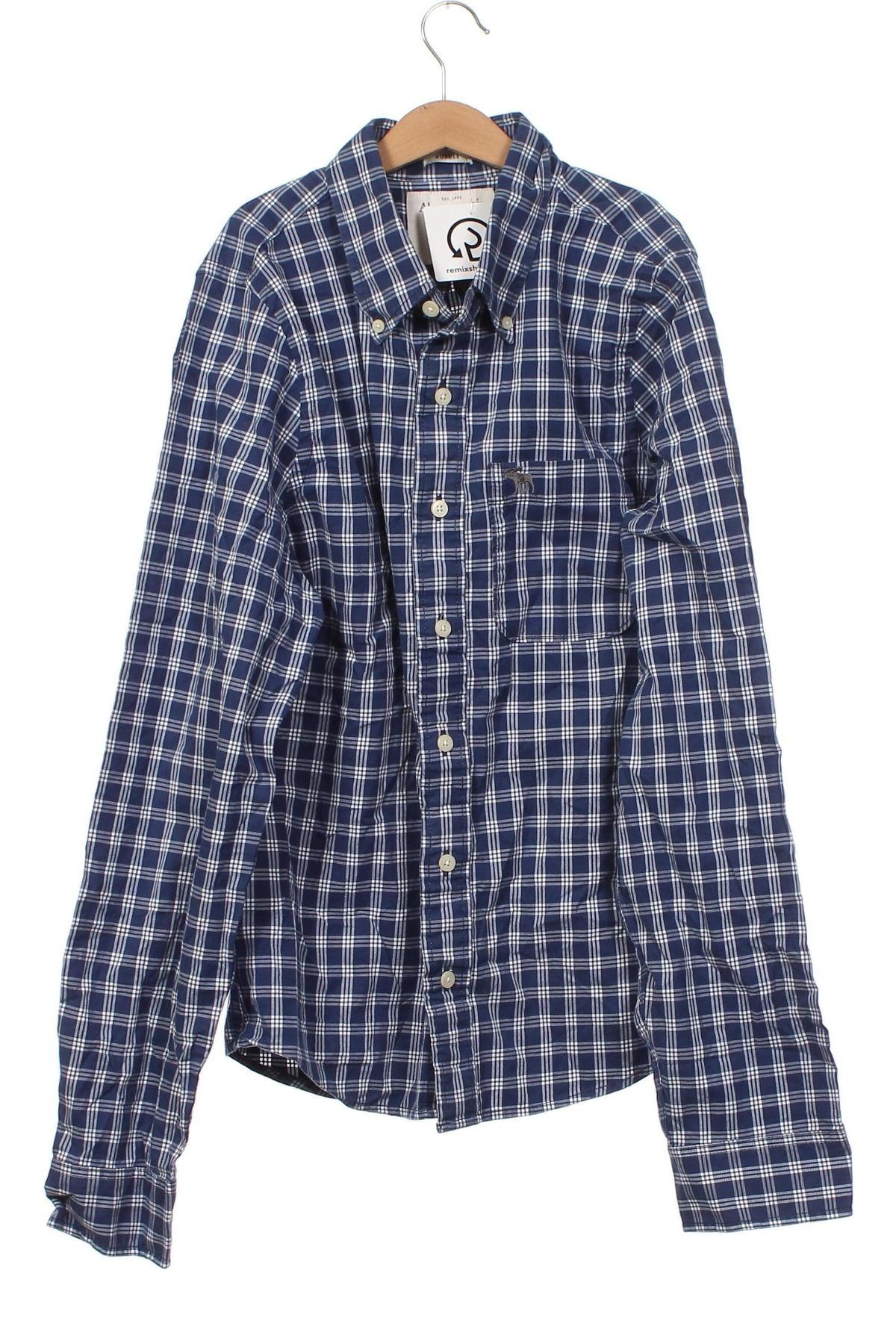 Ανδρικό πουκάμισο Abercrombie & Fitch, Μέγεθος M, Χρώμα Μπλέ, Τιμή 24,12 €