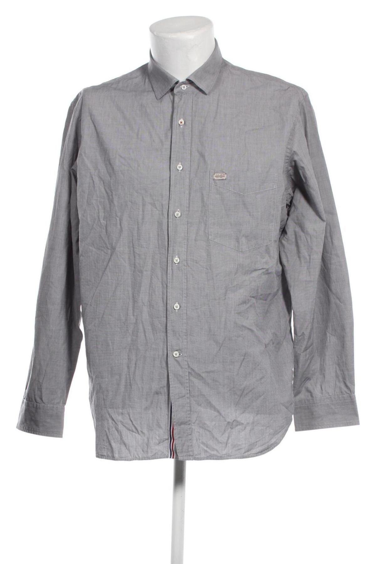 Ανδρικό πουκάμισο Alain Figaret, Μέγεθος XL, Χρώμα Γκρί, Τιμή 13,36 €