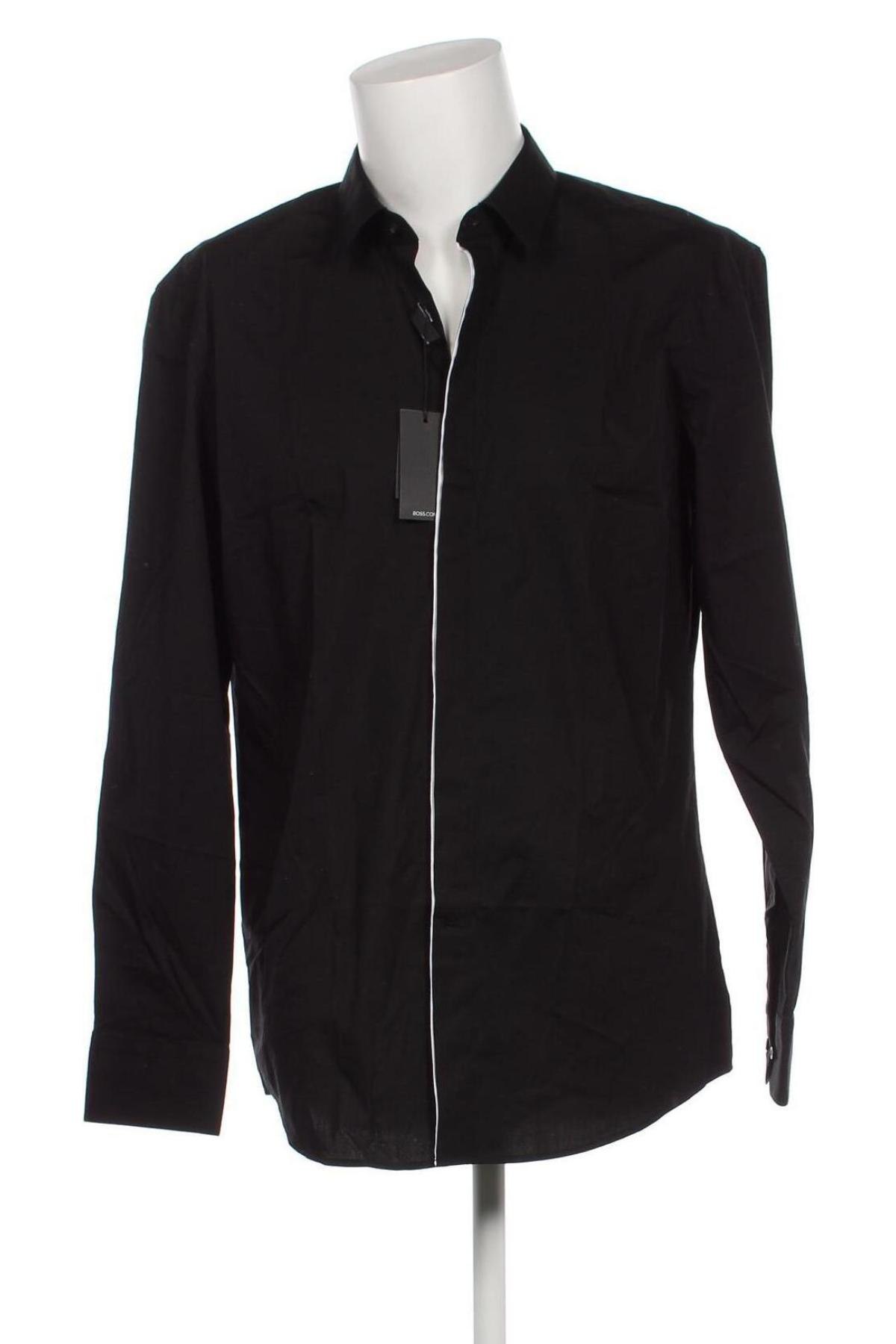 Мъжка риза BOSS, Размер XL, Цвят Черен, Цена 199,00 лв.