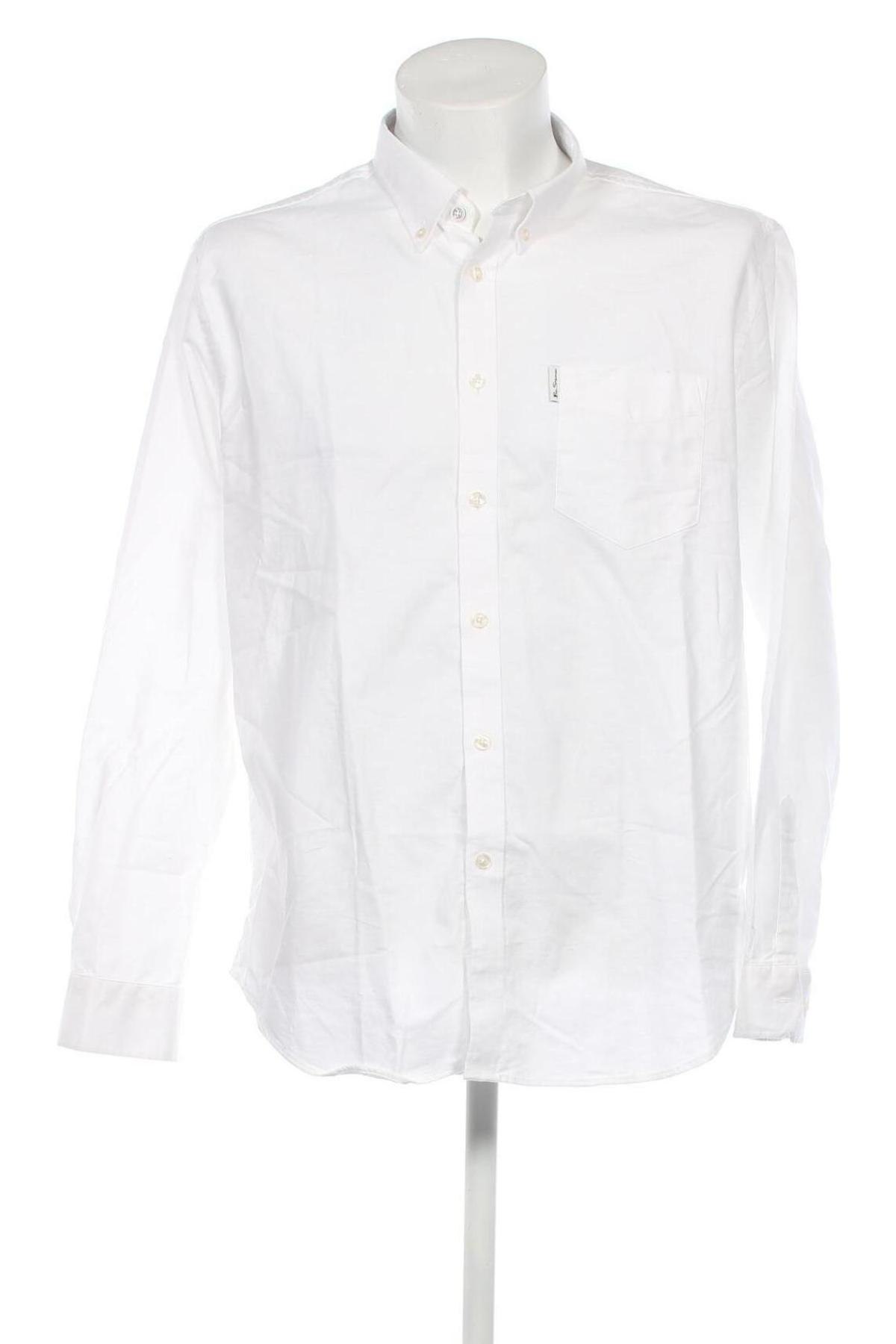 Ανδρικό πουκάμισο Ben Sherman, Μέγεθος XL, Χρώμα Λευκό, Τιμή 30,76 €