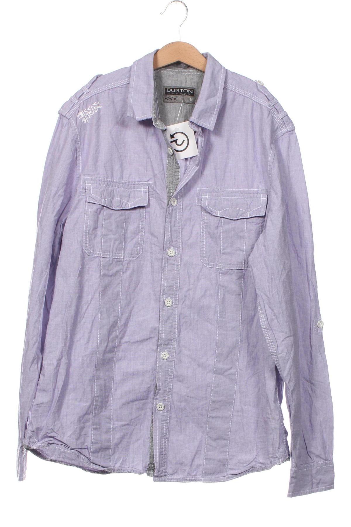 Мъжка риза Burton of London, Размер M, Цвят Лилав, Цена 15,23 лв.