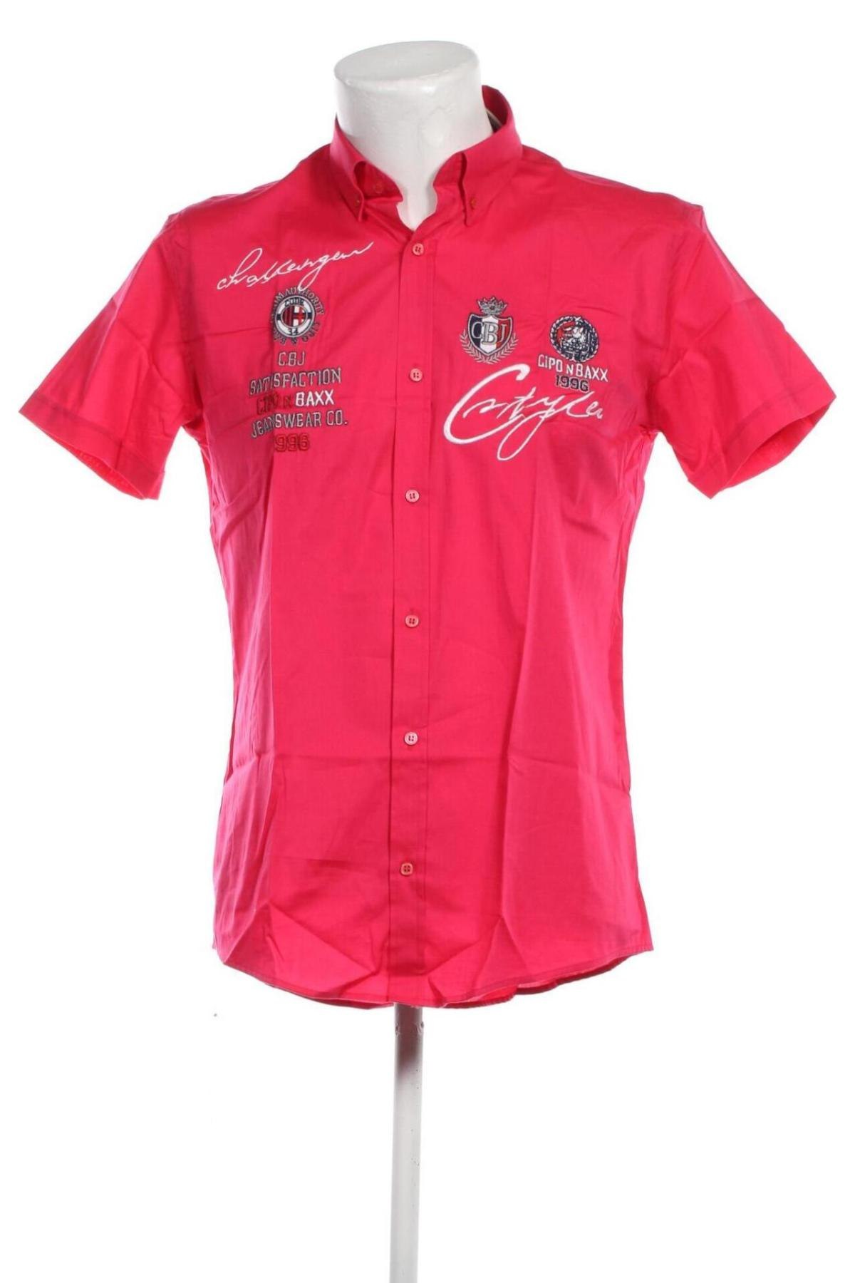 Ανδρικό πουκάμισο Cipo & Baxx, Μέγεθος M, Χρώμα Ρόζ , Τιμή 23,66 €