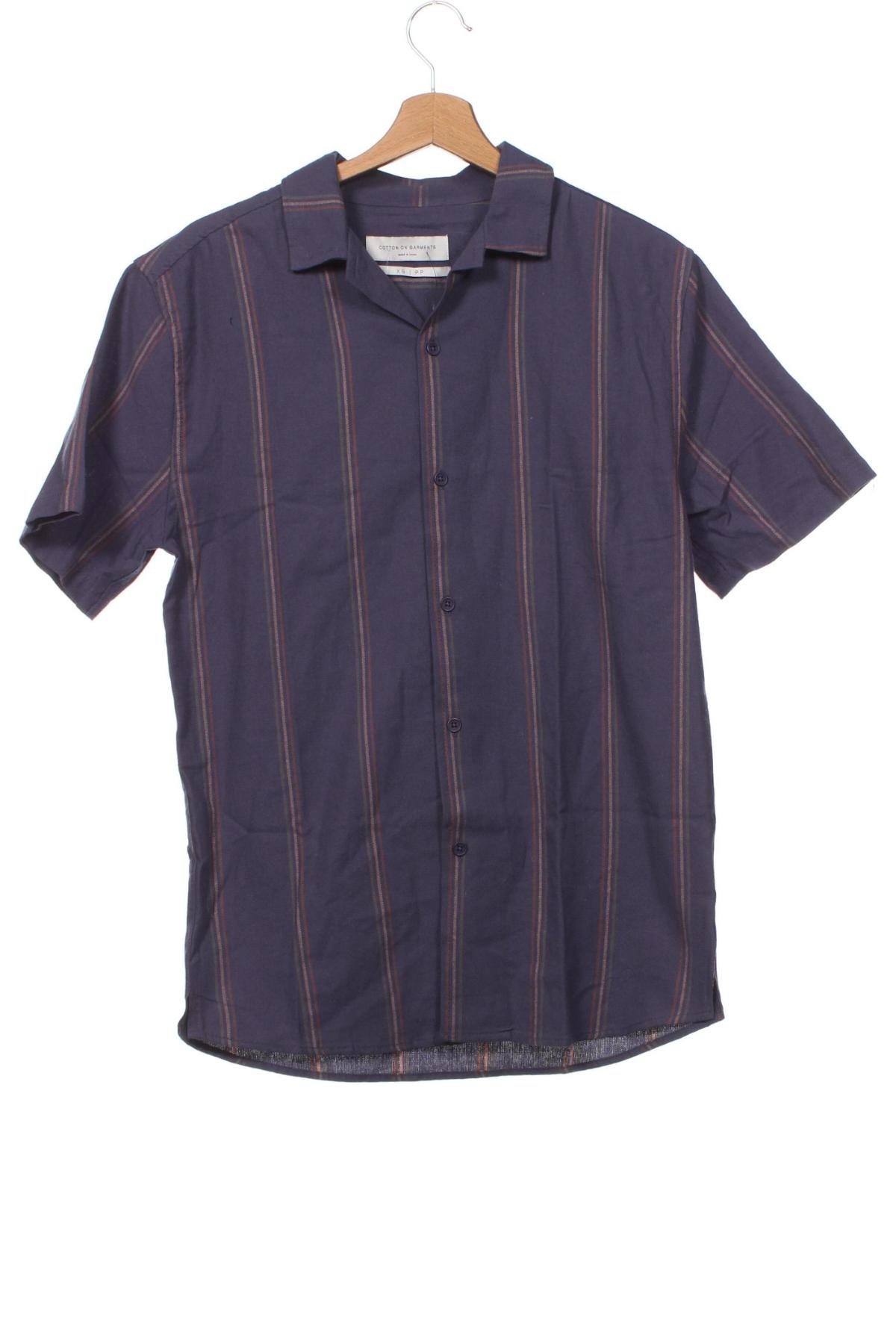 Herrenhemd Cotton On, Größe XS, Farbe Blau, Preis 8,06 €