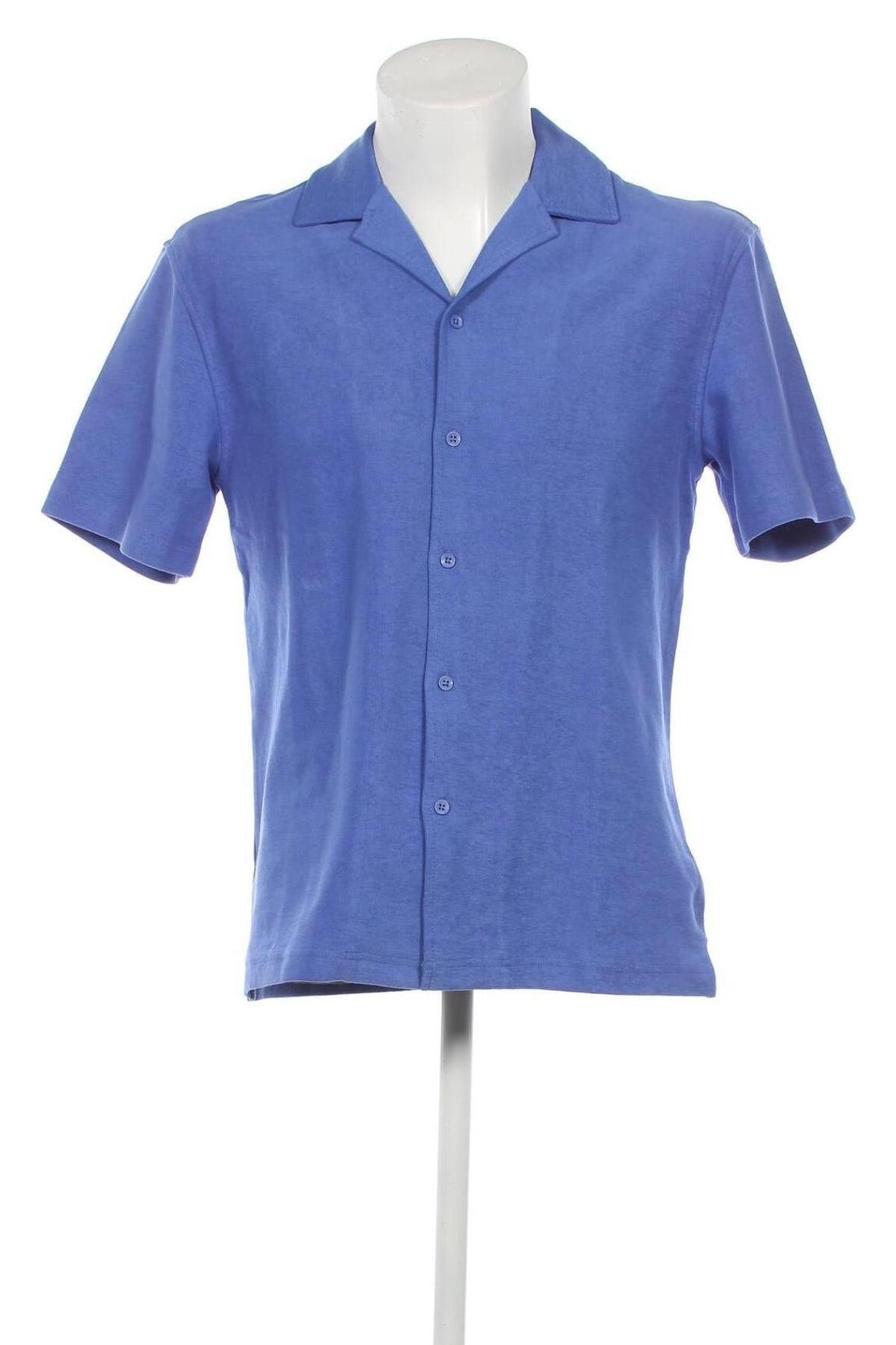 Мъжка риза Dan Fox X About You, Размер S, Цвят Син, Цена 21,60 лв.