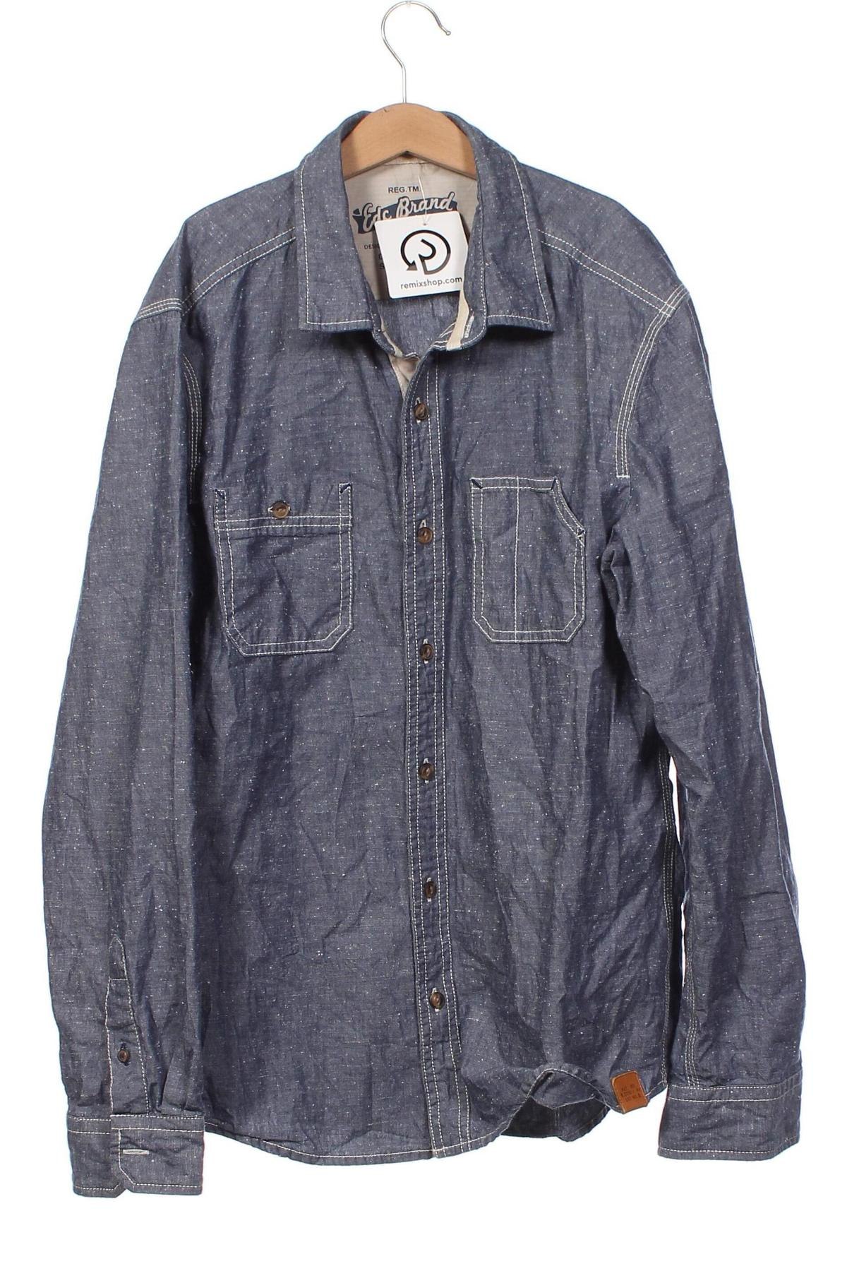 Ανδρικό πουκάμισο Edc By Esprit, Μέγεθος S, Χρώμα Μπλέ, Τιμή 2,52 €