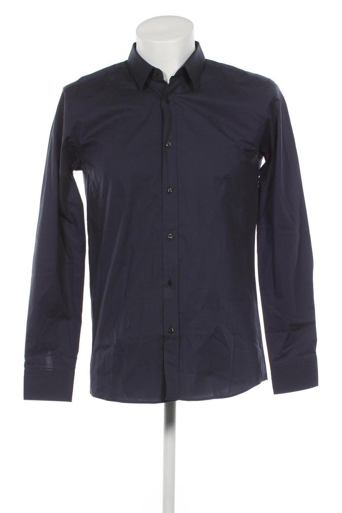 Ανδρικό πουκάμισο Hugo Boss, Μέγεθος M, Χρώμα Μπλέ, Τιμή 68,73 €