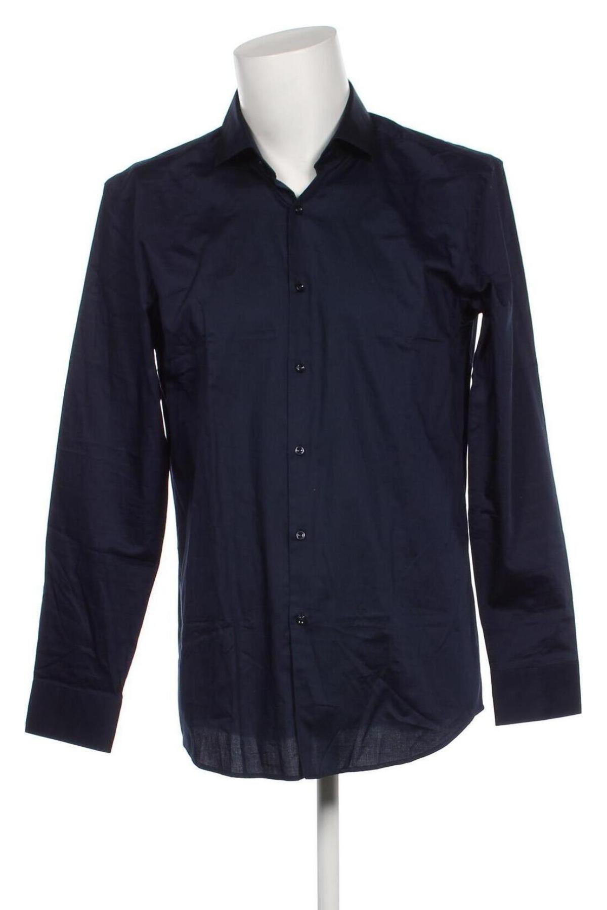 Ανδρικό πουκάμισο Hugo Boss, Μέγεθος XL, Χρώμα Μπλέ, Τιμή 102,58 €