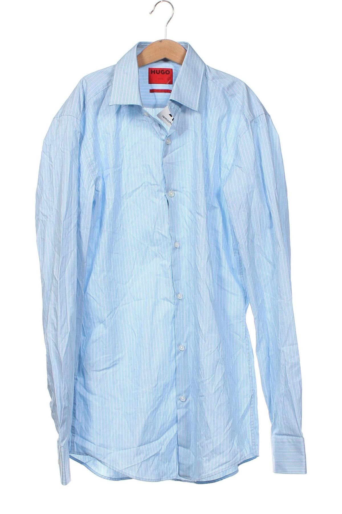 Herrenhemd Hugo Boss, Größe M, Farbe Blau, Preis 45,63 €