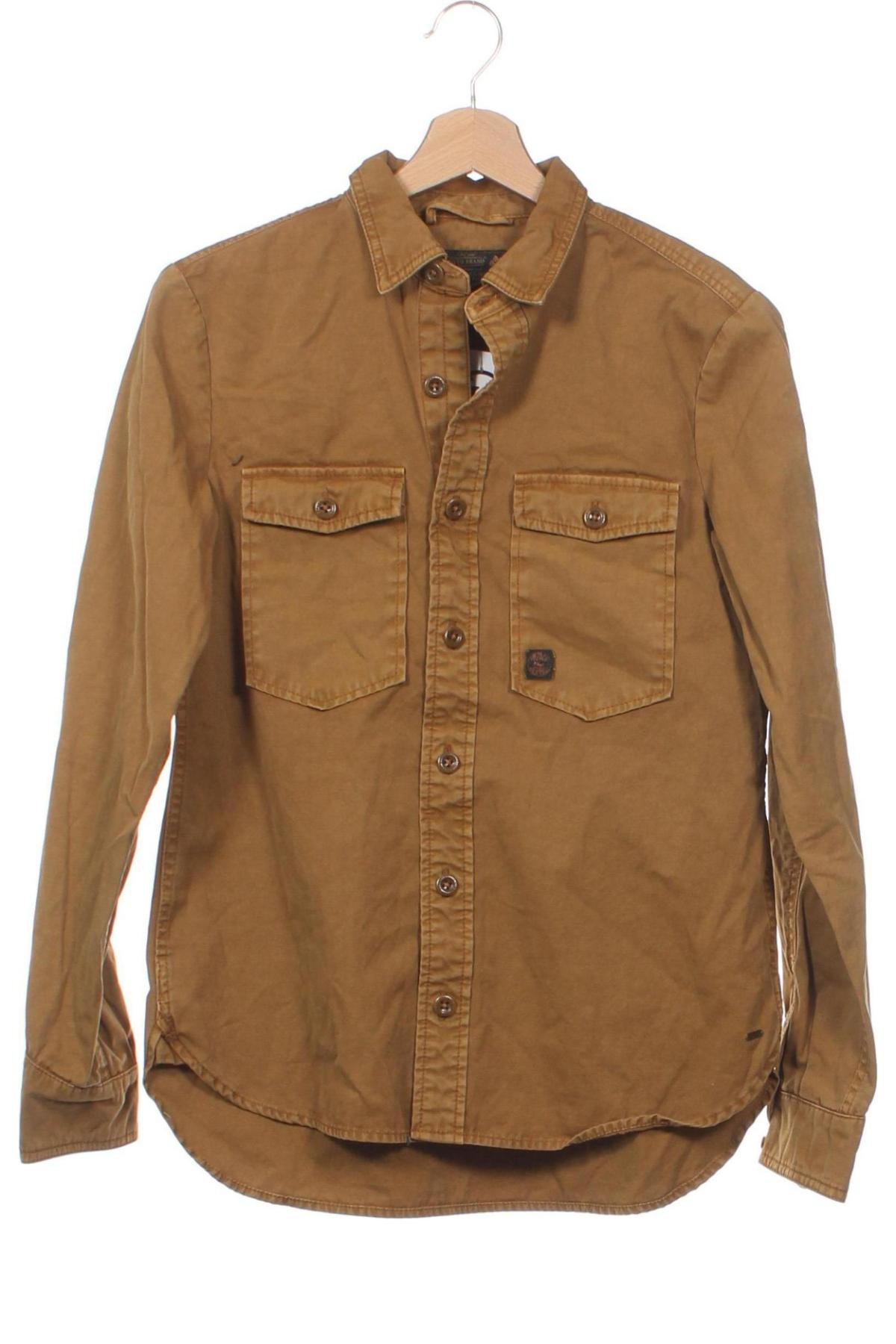 Ανδρικό πουκάμισο Khujo, Μέγεθος S, Χρώμα Καφέ, Τιμή 60,31 €