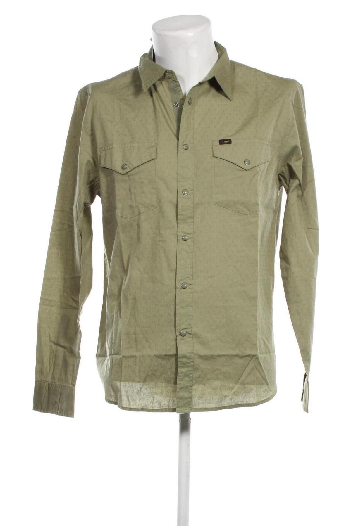 Ανδρικό πουκάμισο Lee, Μέγεθος XL, Χρώμα Πράσινο, Τιμή 60,31 €