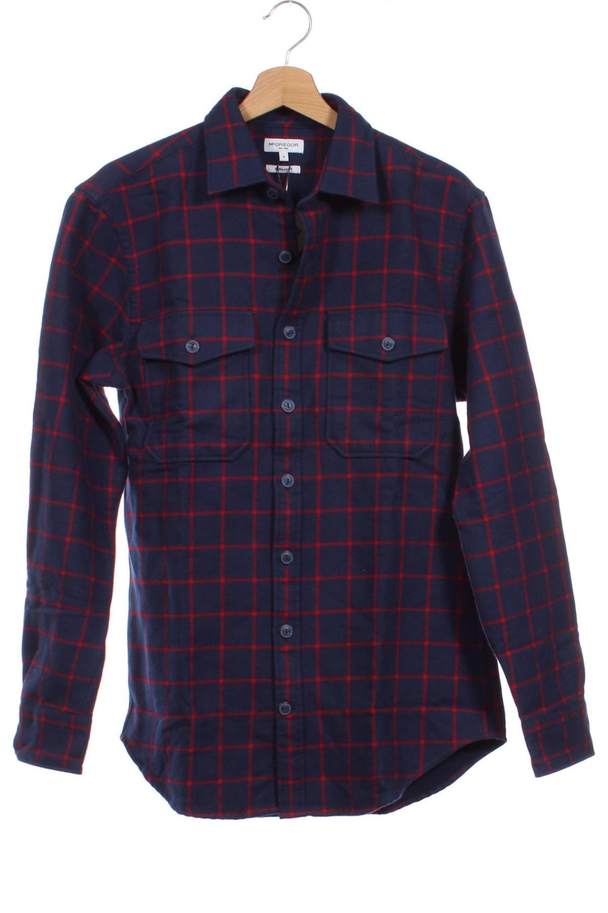 Ανδρικό πουκάμισο Mc Gregor, Μέγεθος S, Χρώμα Μπλέ, Τιμή 5,43 €