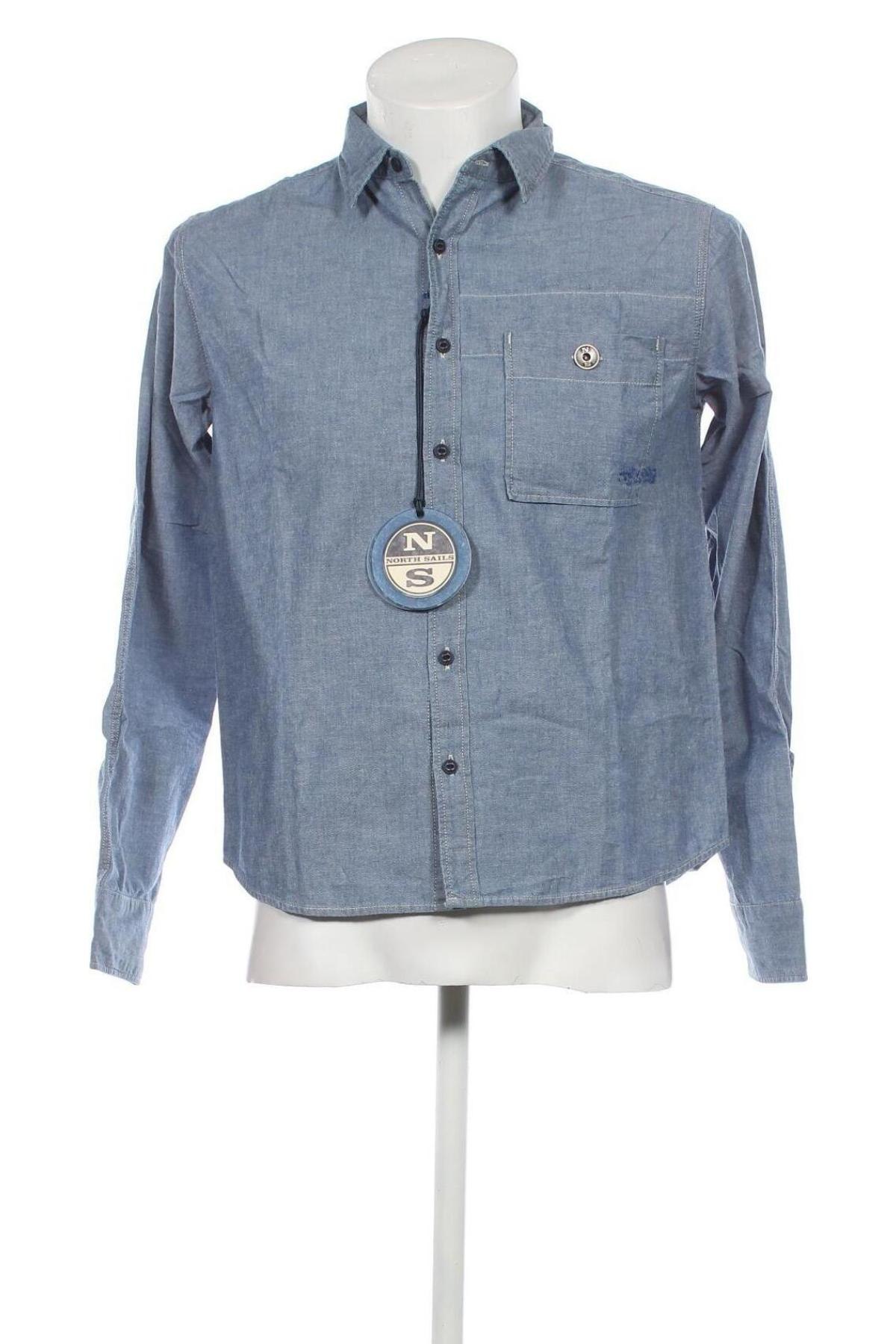 Ανδρικό πουκάμισο North Sails, Μέγεθος S, Χρώμα Μπλέ, Τιμή 60,31 €