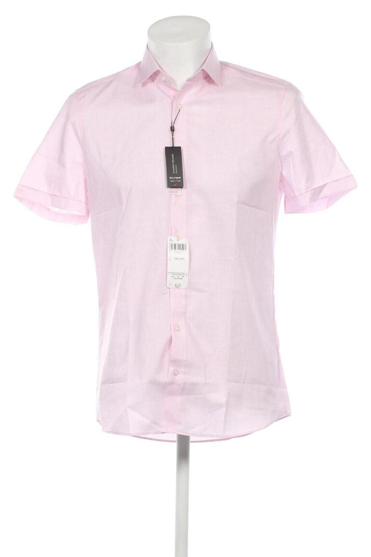 Ανδρικό πουκάμισο Olymp, Μέγεθος M, Χρώμα Ρόζ , Τιμή 52,58 €