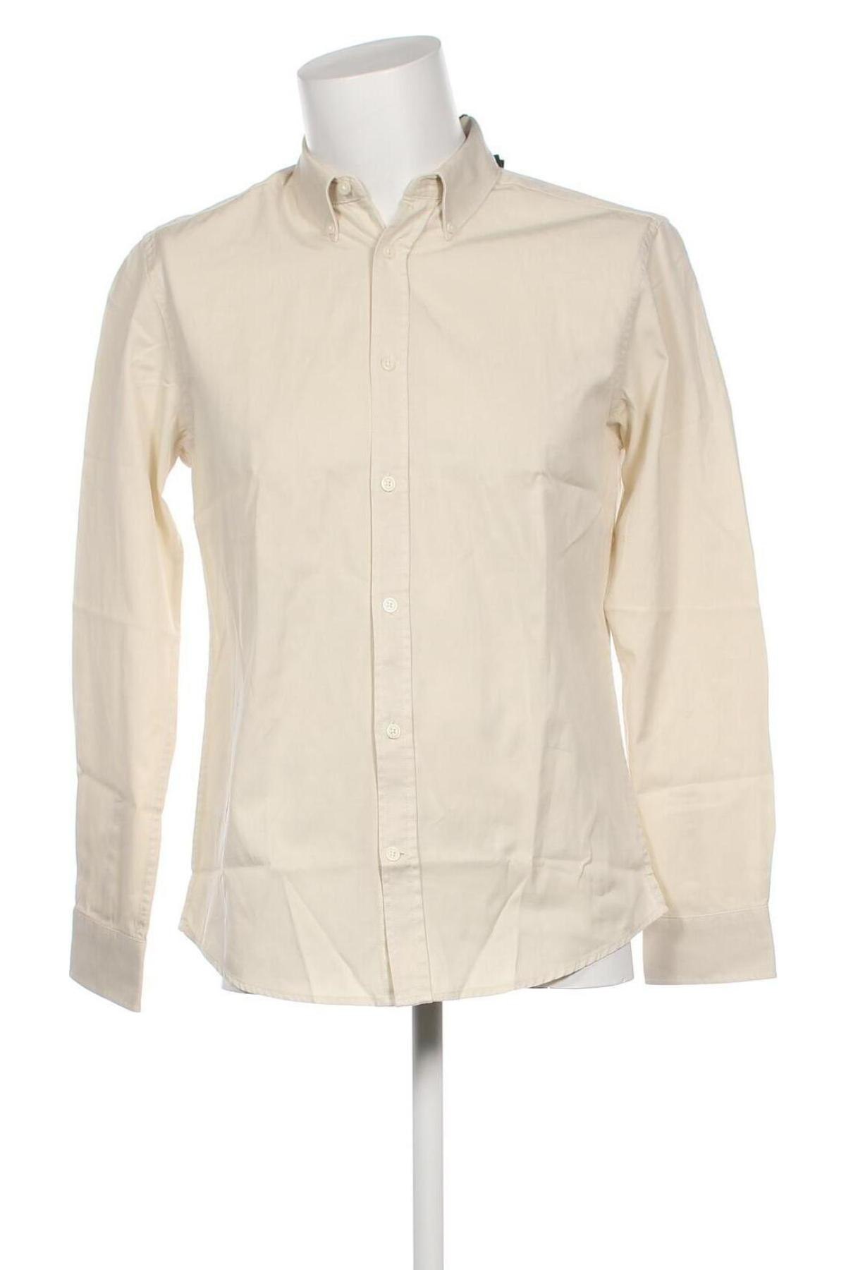 Ανδρικό πουκάμισο Only & Sons, Μέγεθος M, Χρώμα  Μπέζ, Τιμή 23,71 €