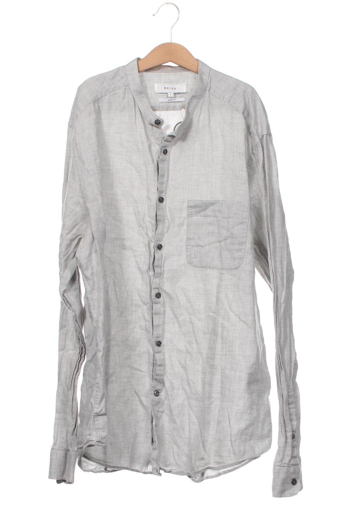 Ανδρικό πουκάμισο Reiss, Μέγεθος M, Χρώμα Γκρί, Τιμή 10,90 €