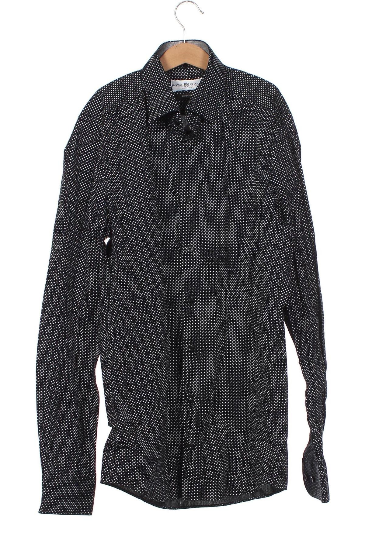 Ανδρικό πουκάμισο Royal Class, Μέγεθος M, Χρώμα Μαύρο, Τιμή 17,94 €