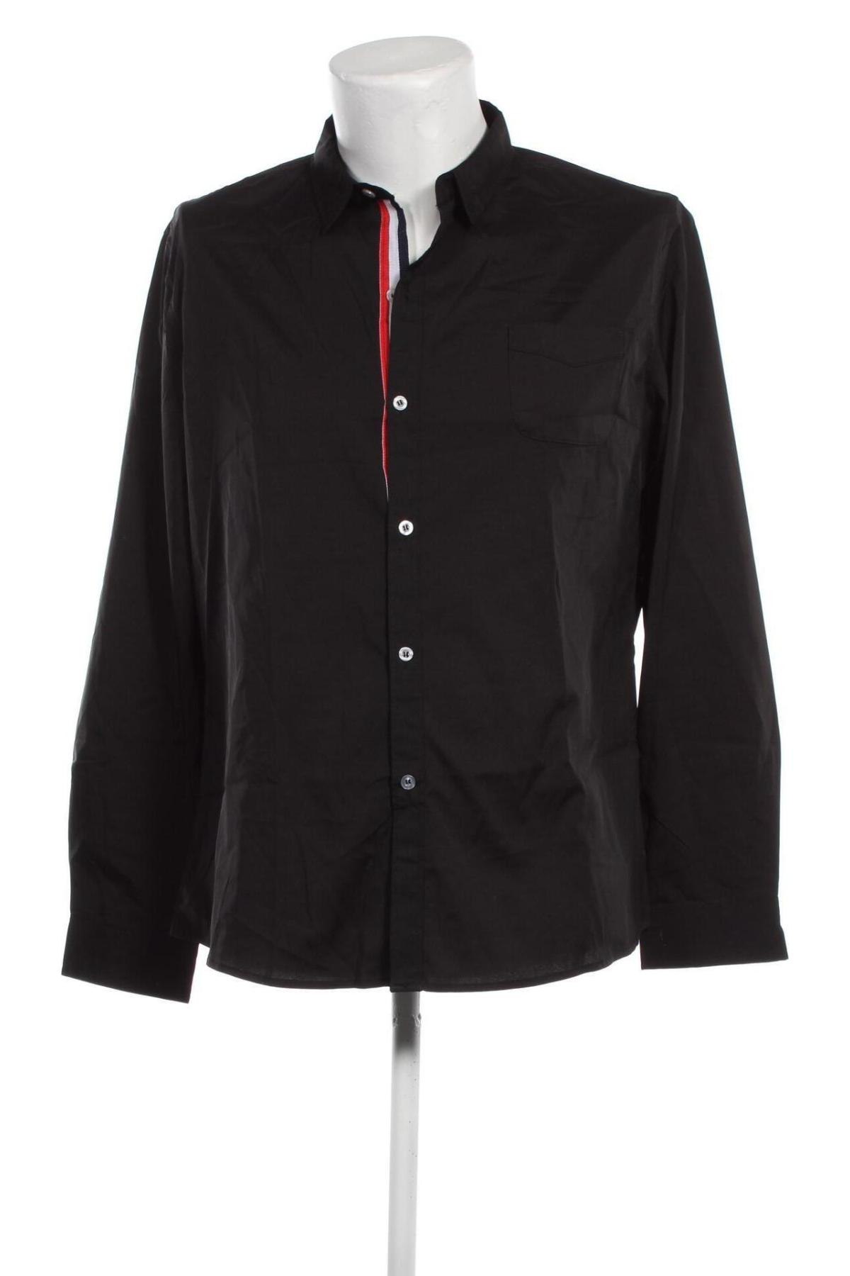 Ανδρικό πουκάμισο Ruiyige, Μέγεθος M, Χρώμα Μαύρο, Τιμή 16,08 €