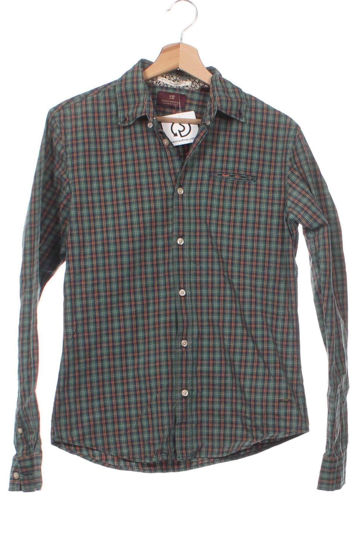 Ανδρικό πουκάμισο Scotch & Soda, Μέγεθος S, Χρώμα Πράσινο, Τιμή 33,40 €