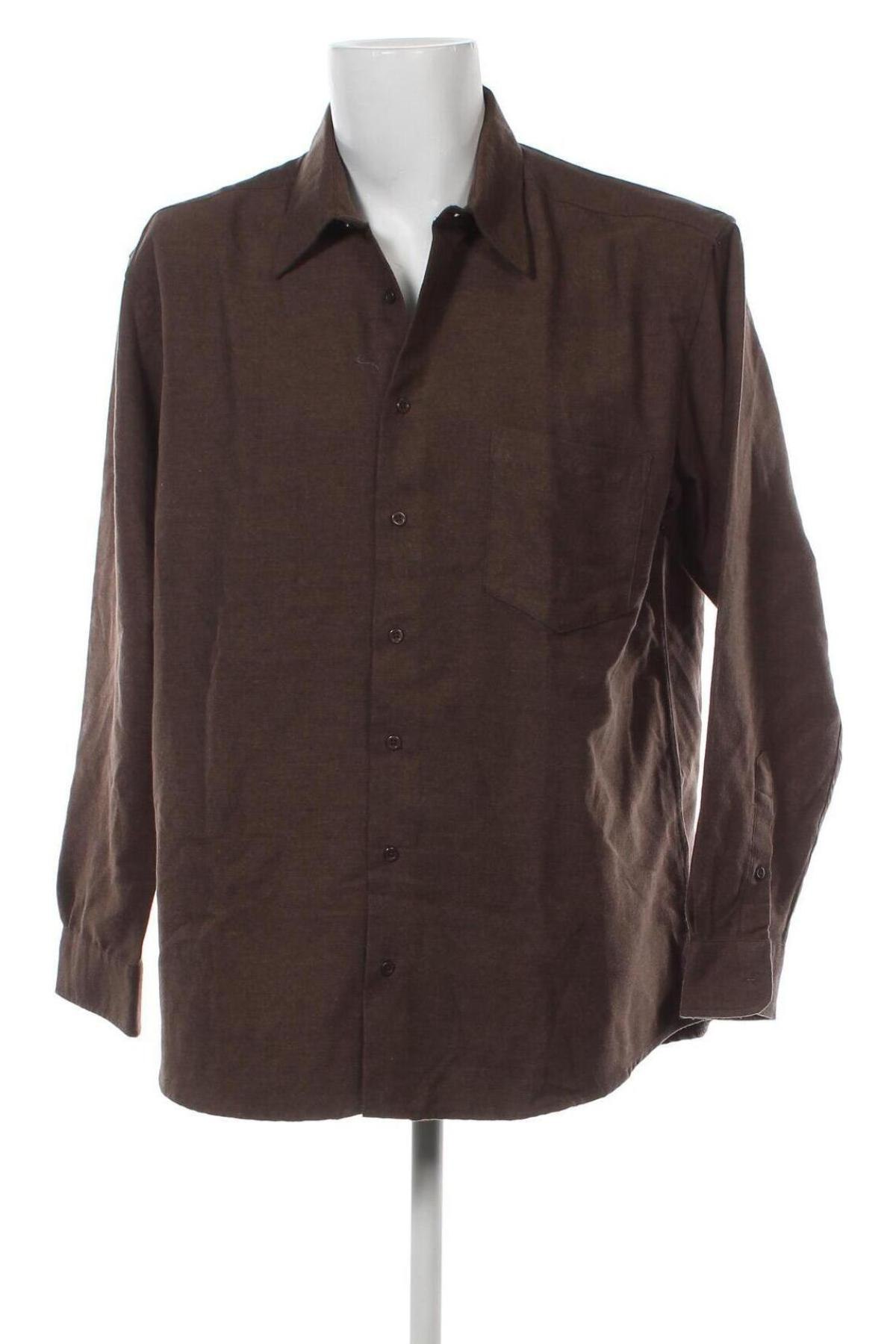 Ανδρικό πουκάμισο Watson's, Μέγεθος XL, Χρώμα Καφέ, Τιμή 5,64 €