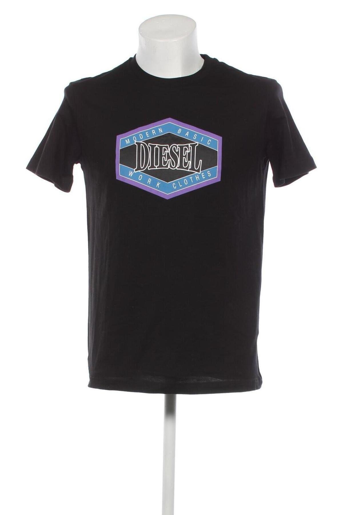 Ανδρικό t-shirt Diesel, Μέγεθος L, Χρώμα Μαύρο, Τιμή 77,40 €