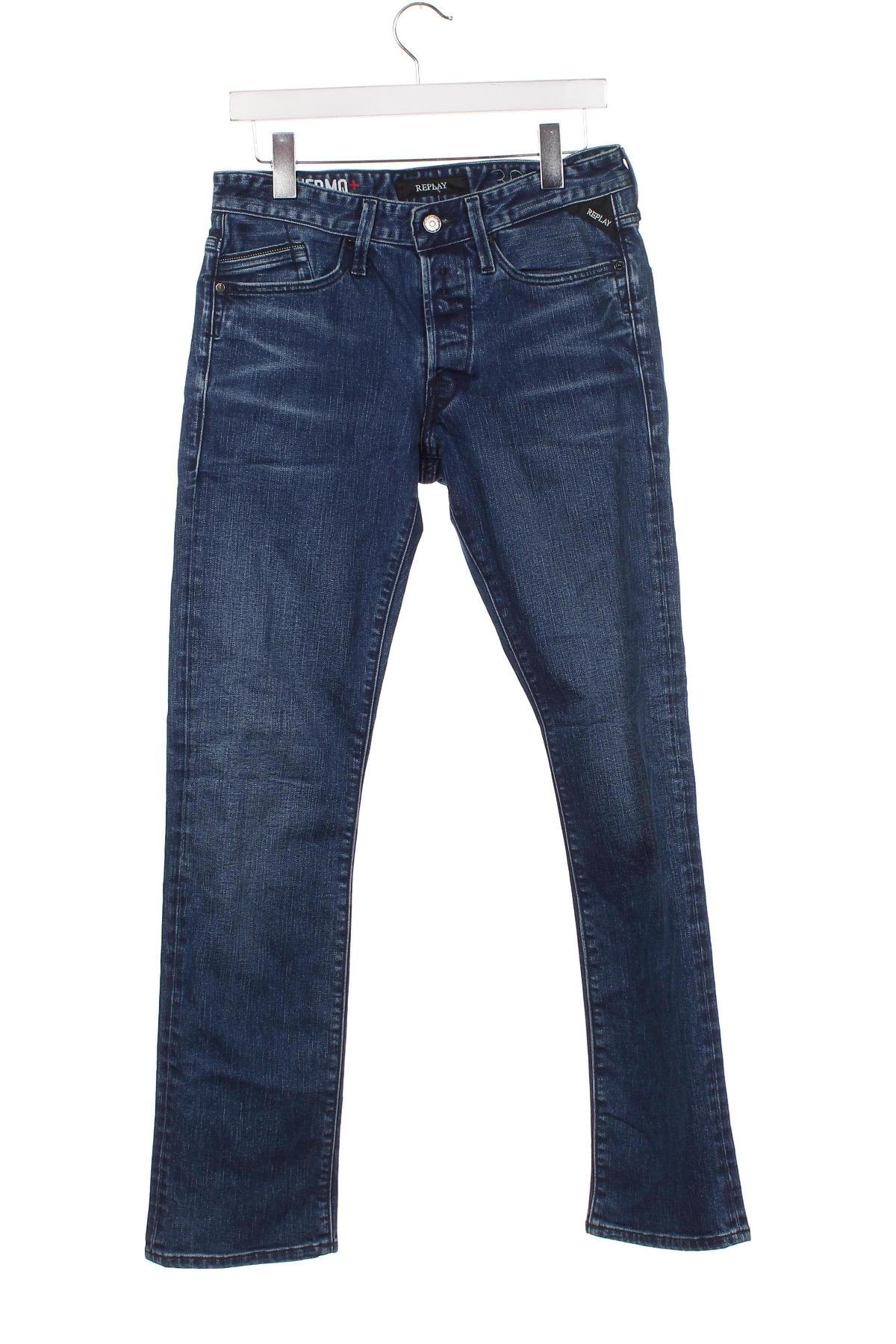 Pánské džíny  Replay, Velikost S, Barva Modrá, Cena  640,00 Kč