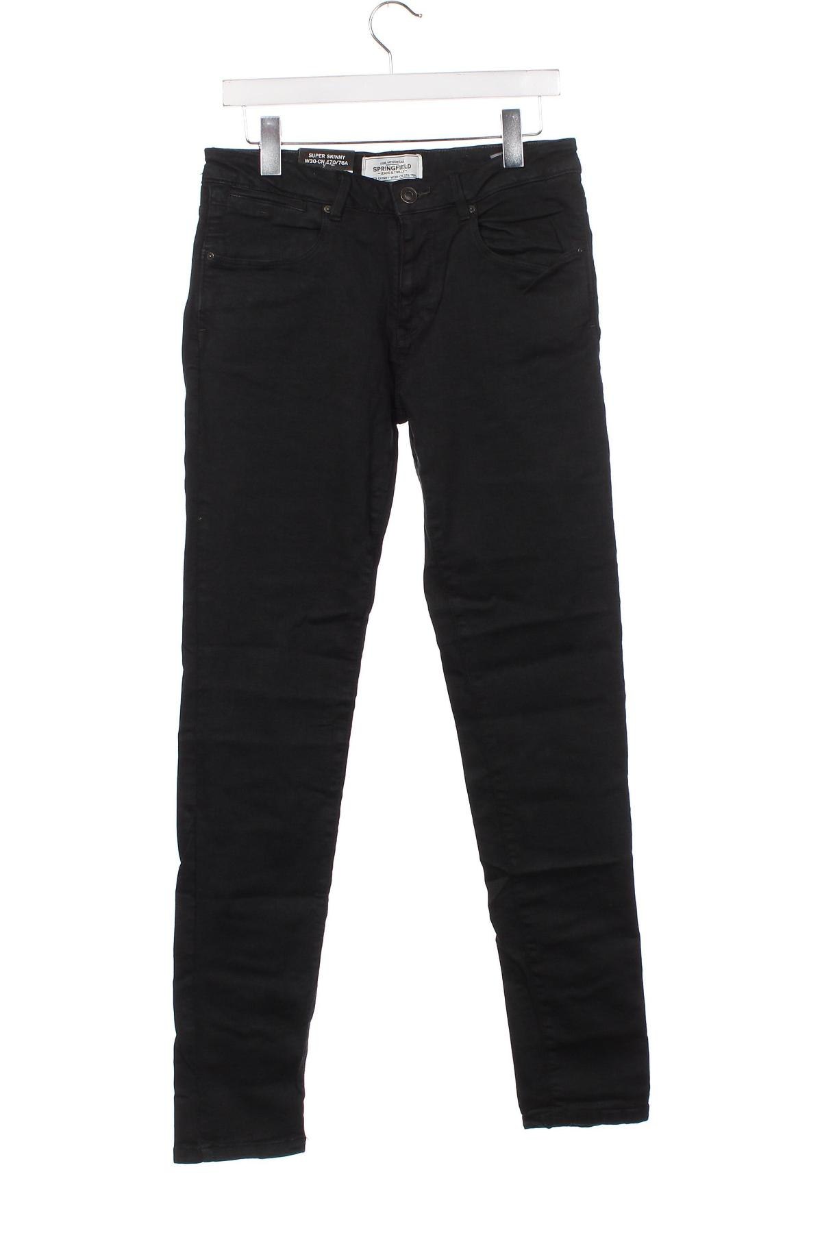 Pánske džínsy  Springfield, Veľkosť S, Farba Čierna, Cena  9,72 €