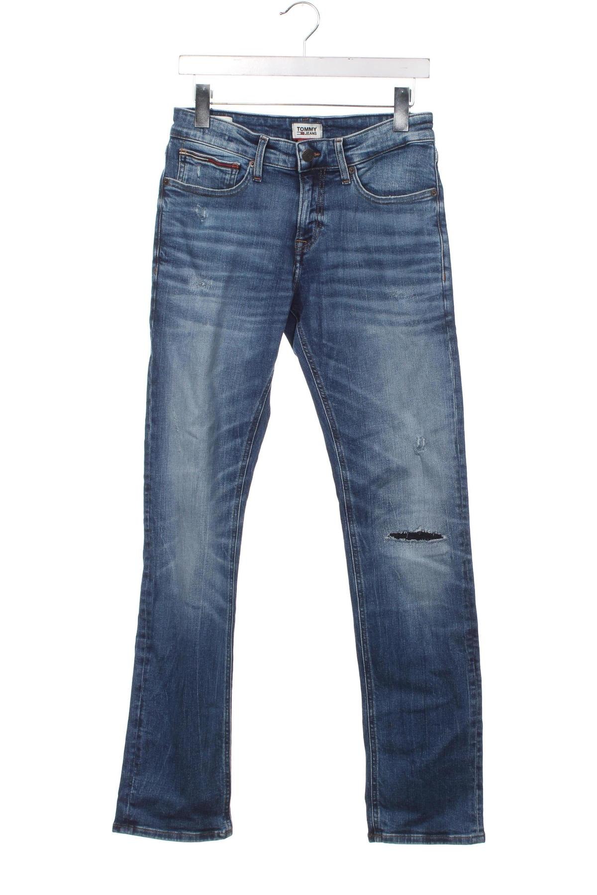 Мъжки дънки Tommy Jeans, Размер S, Цвят Син, Цена 51,57 лв.