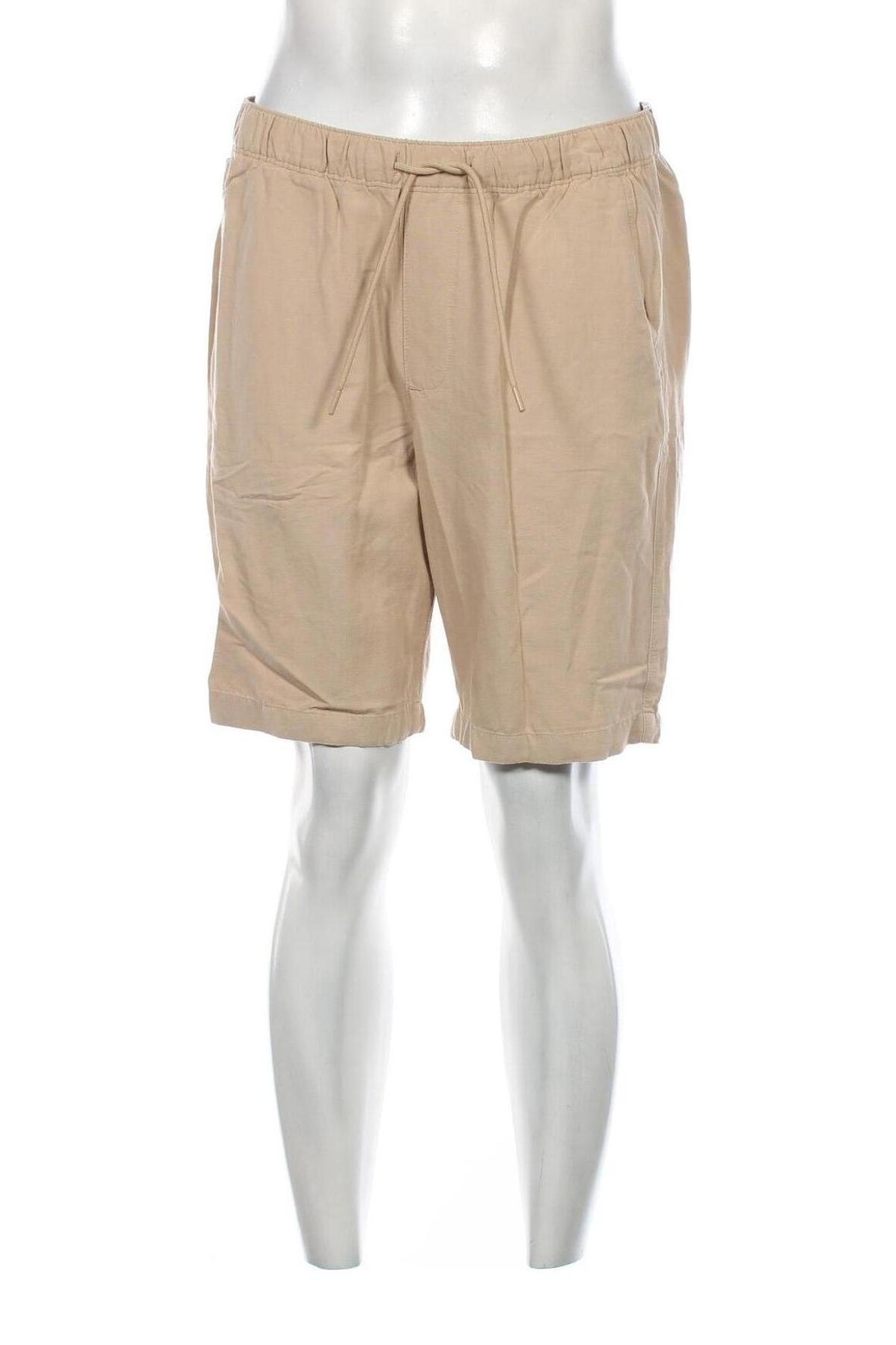 Pantaloni scurți de bărbați Abercrombie & Fitch, Mărime L, Culoare Bej, Preț 286,18 Lei