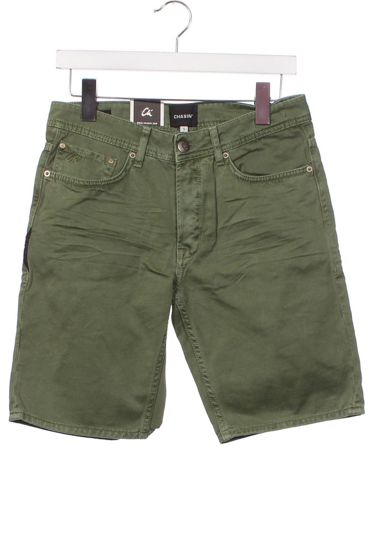 Ανδρικό κοντό παντελόνι Chasin', Μέγεθος S, Χρώμα Πράσινο, Τιμή 15,70 €