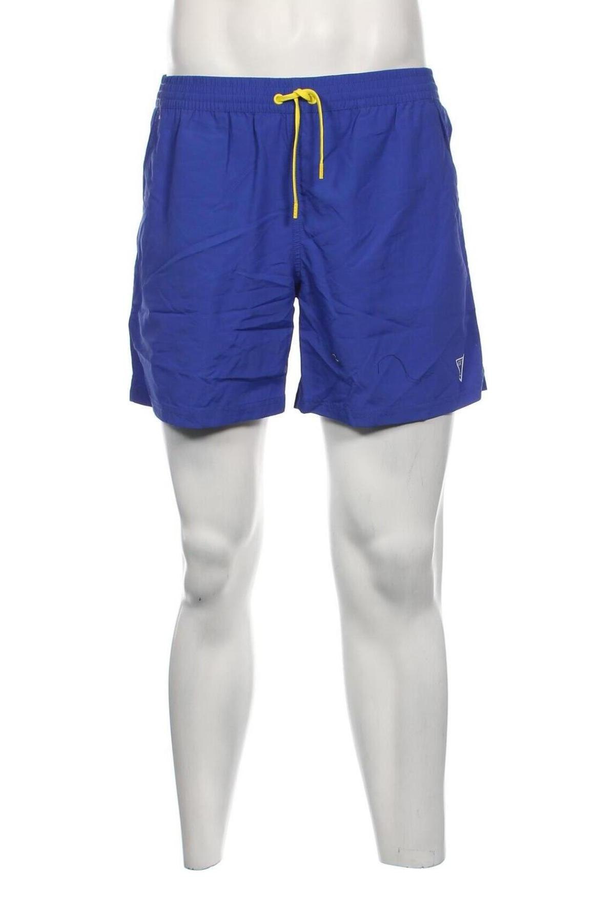 Ανδρικό κοντό παντελόνι Guess, Μέγεθος L, Χρώμα Μπλέ, Τιμή 40,46 €