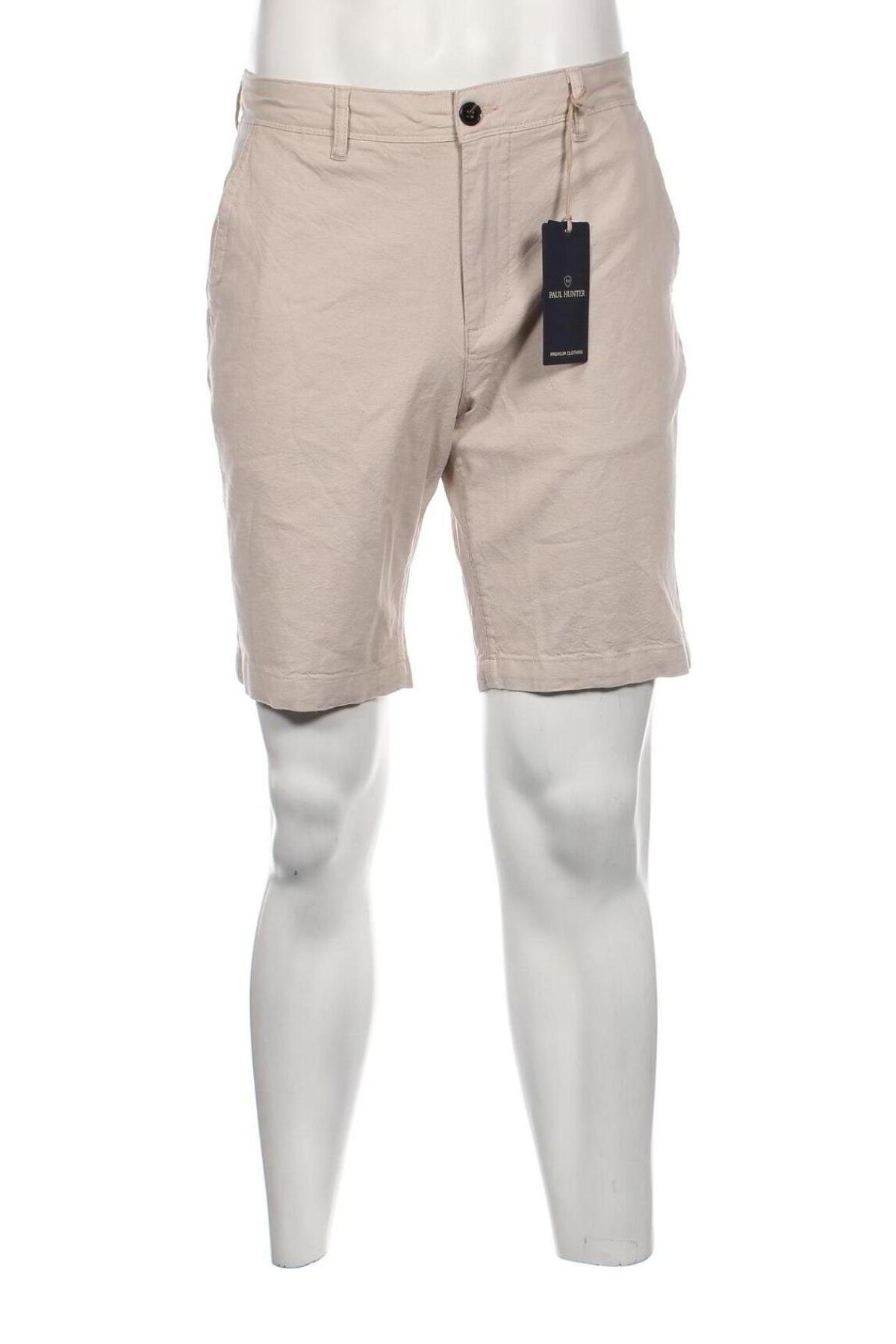 Pantaloni scurți de bărbați Paul Hunter, Mărime L, Culoare Bej, Preț 286,18 Lei