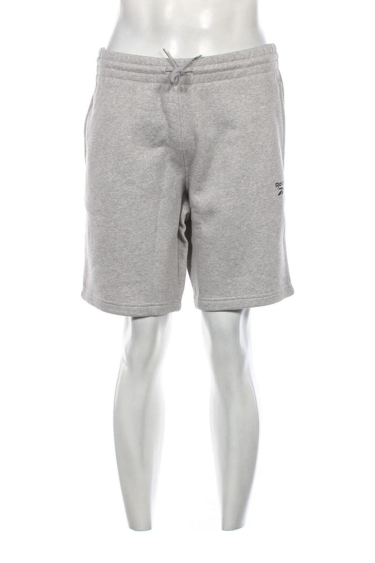 Мъжки къс панталон Reebok, Размер M, Цвят Сив, Цена 72,00 лв.