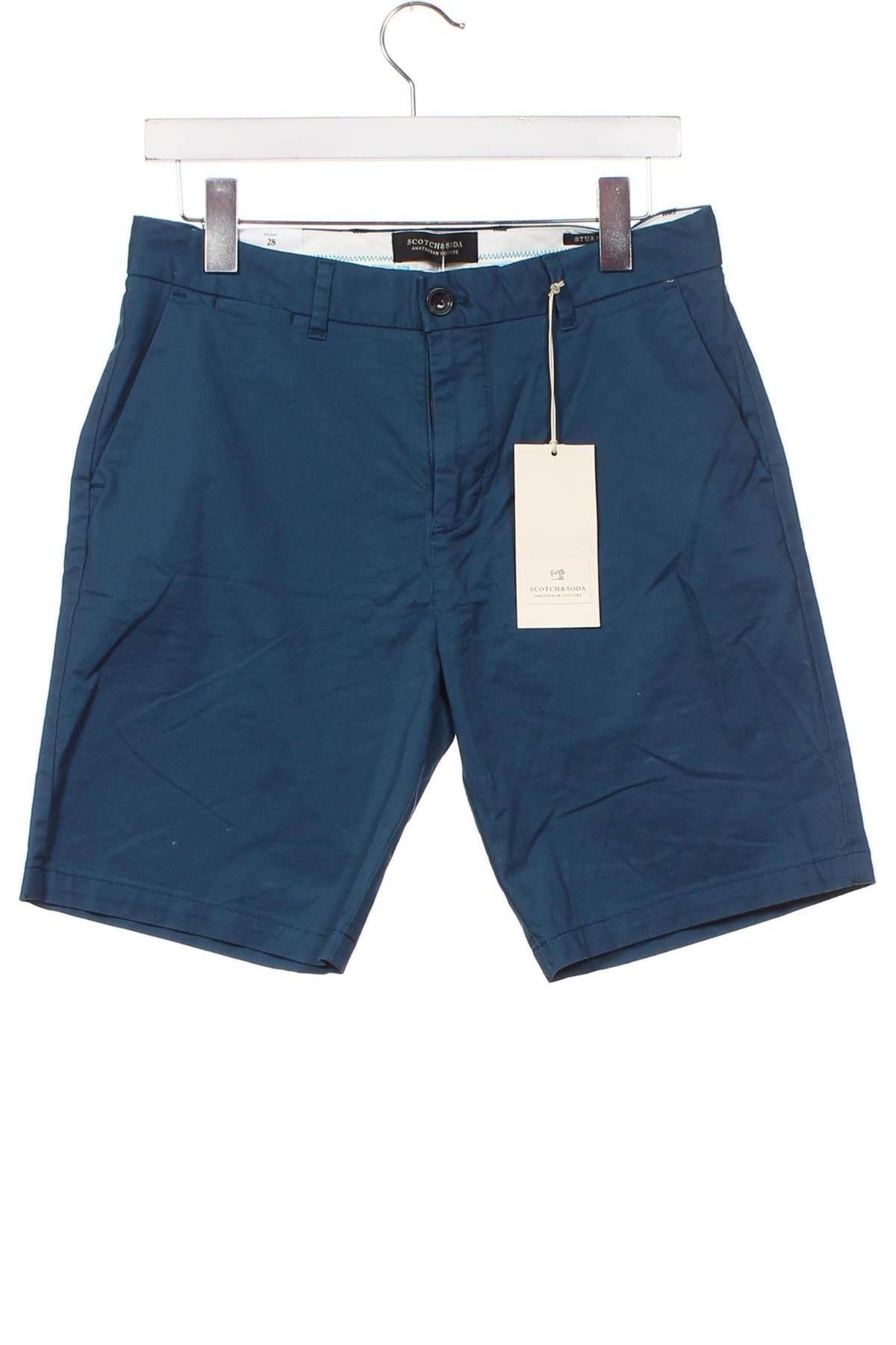 Pantaloni scurți de bărbați Scotch & Soda, Mărime S, Culoare Albastru, Preț 197,37 Lei