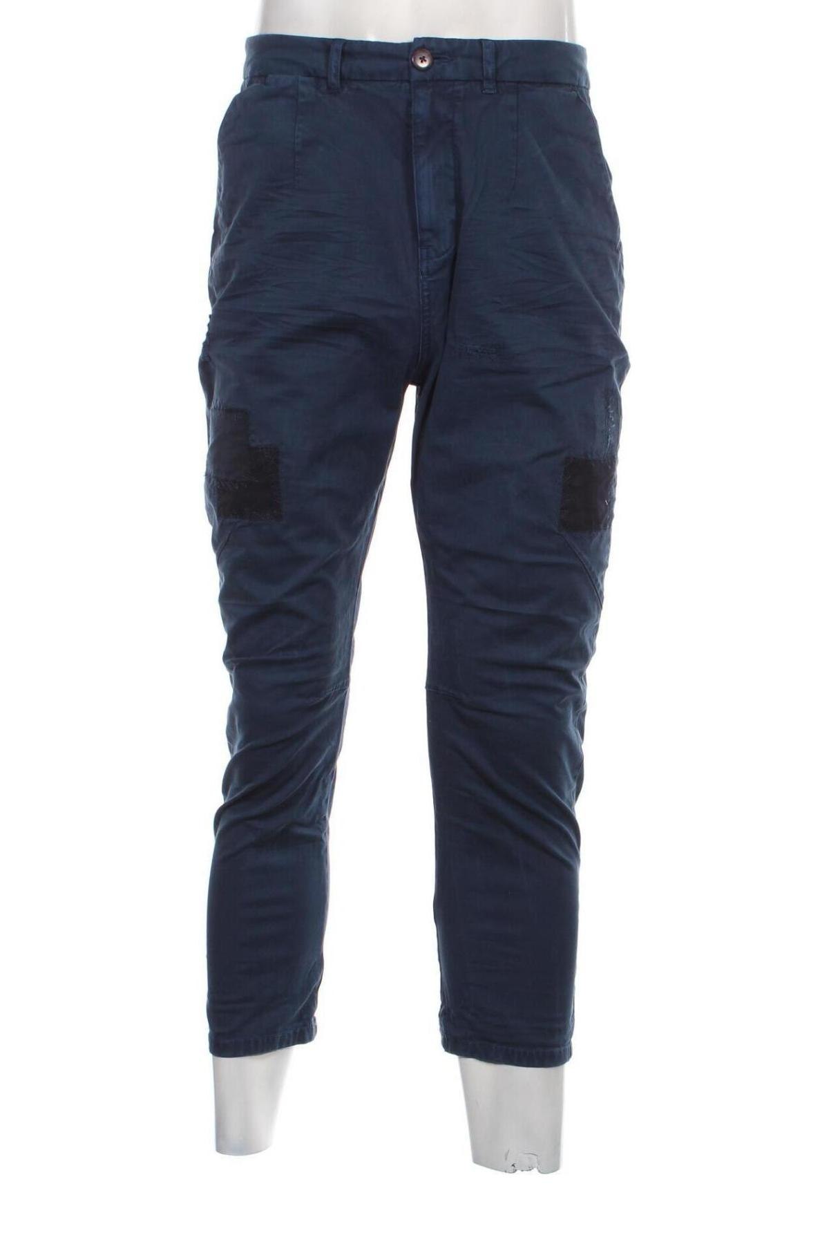 Pantaloni de bărbați, Mărime M, Culoare Albastru, Preț 151,32 Lei