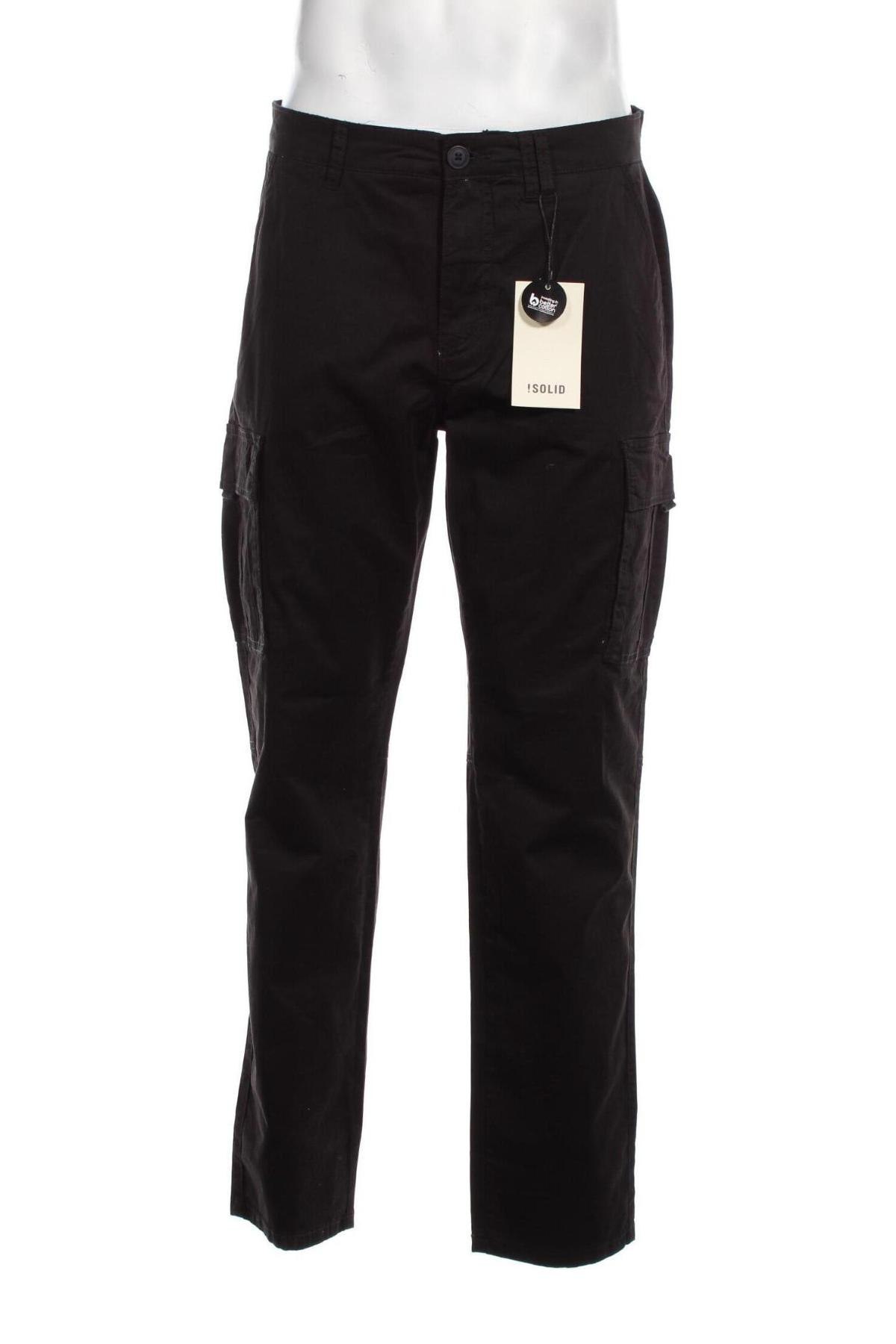 Ανδρικό παντελόνι ! Solid, Μέγεθος L, Χρώμα Μαύρο, Τιμή 12,56 €