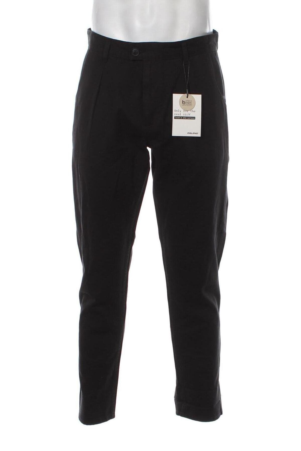 Мъжки панталон Blend, Размер M, Цвят Черен, Цена 24,36 лв.