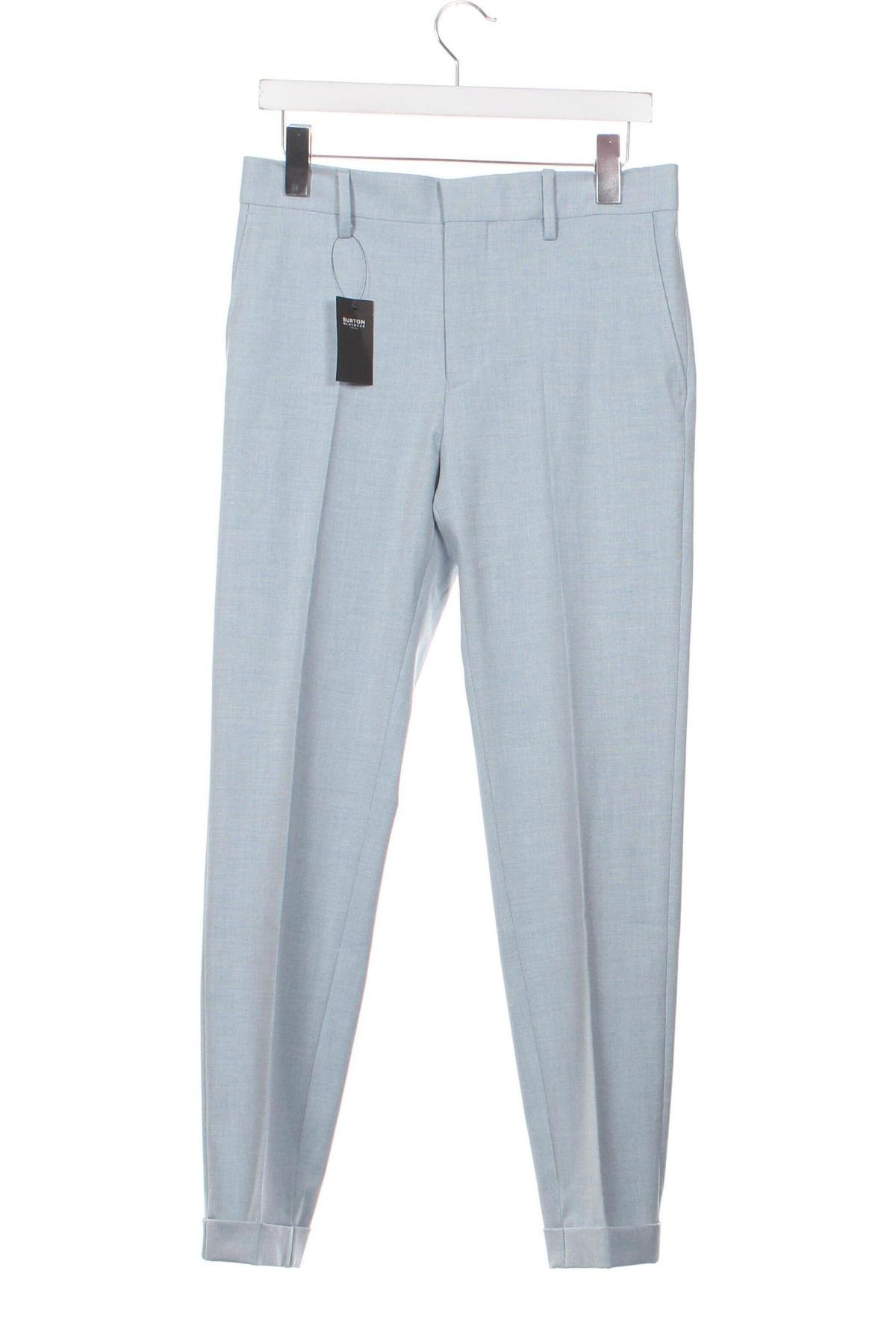 Pantaloni de bărbați Burton of London, Mărime S, Culoare Albastru, Preț 42,93 Lei