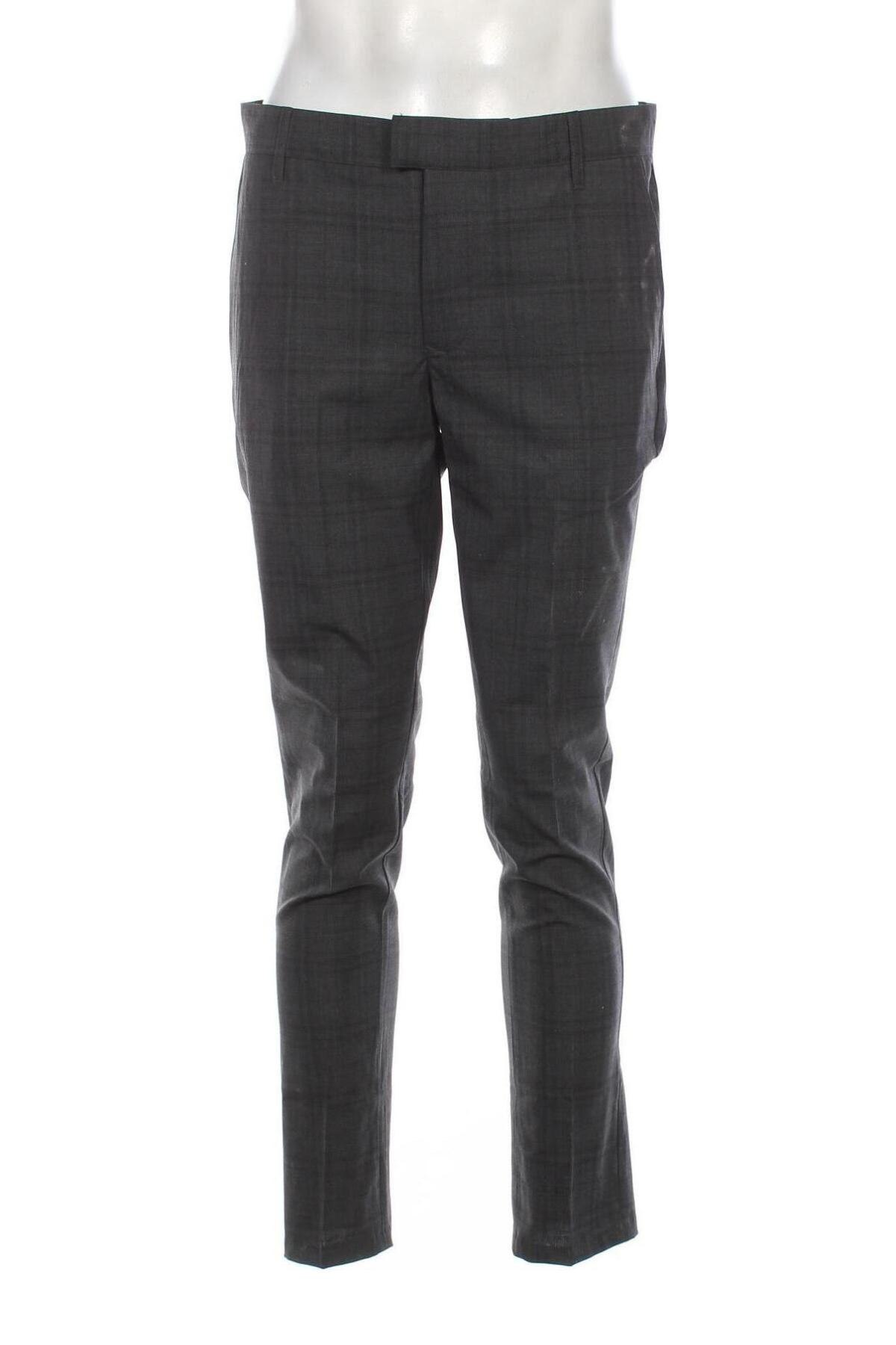 Pantaloni de bărbați Burton of London, Mărime L, Culoare Gri, Preț 62,96 Lei