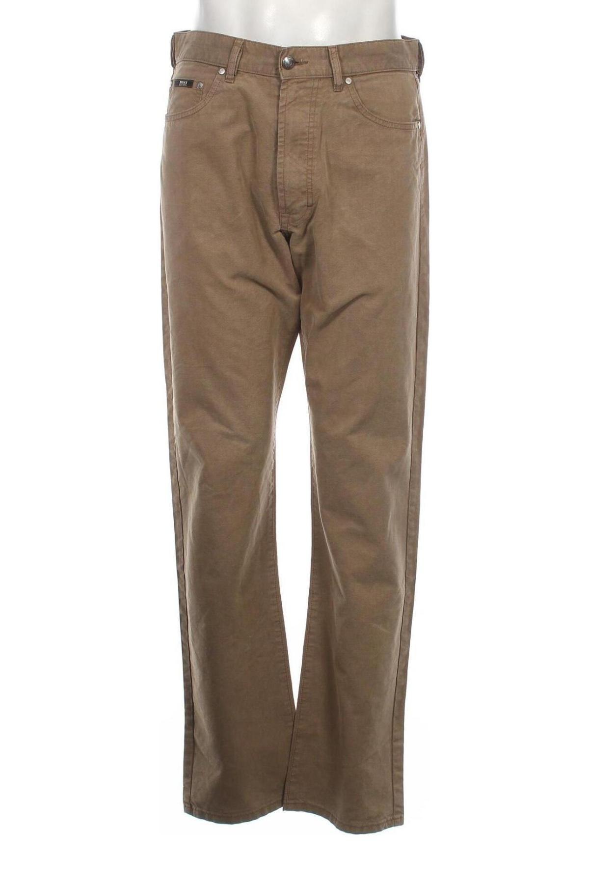 Pantaloni de bărbați Hugo Boss, Mărime M, Culoare Maro, Preț 106,26 Lei