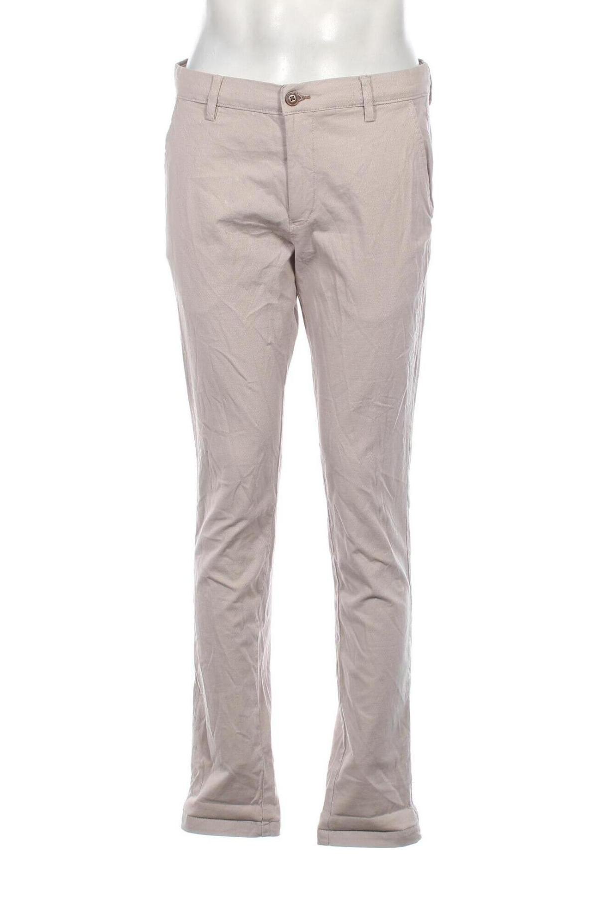 Ανδρικό παντελόνι Jack & Jones, Μέγεθος M, Χρώμα  Μπέζ, Τιμή 10,14 €