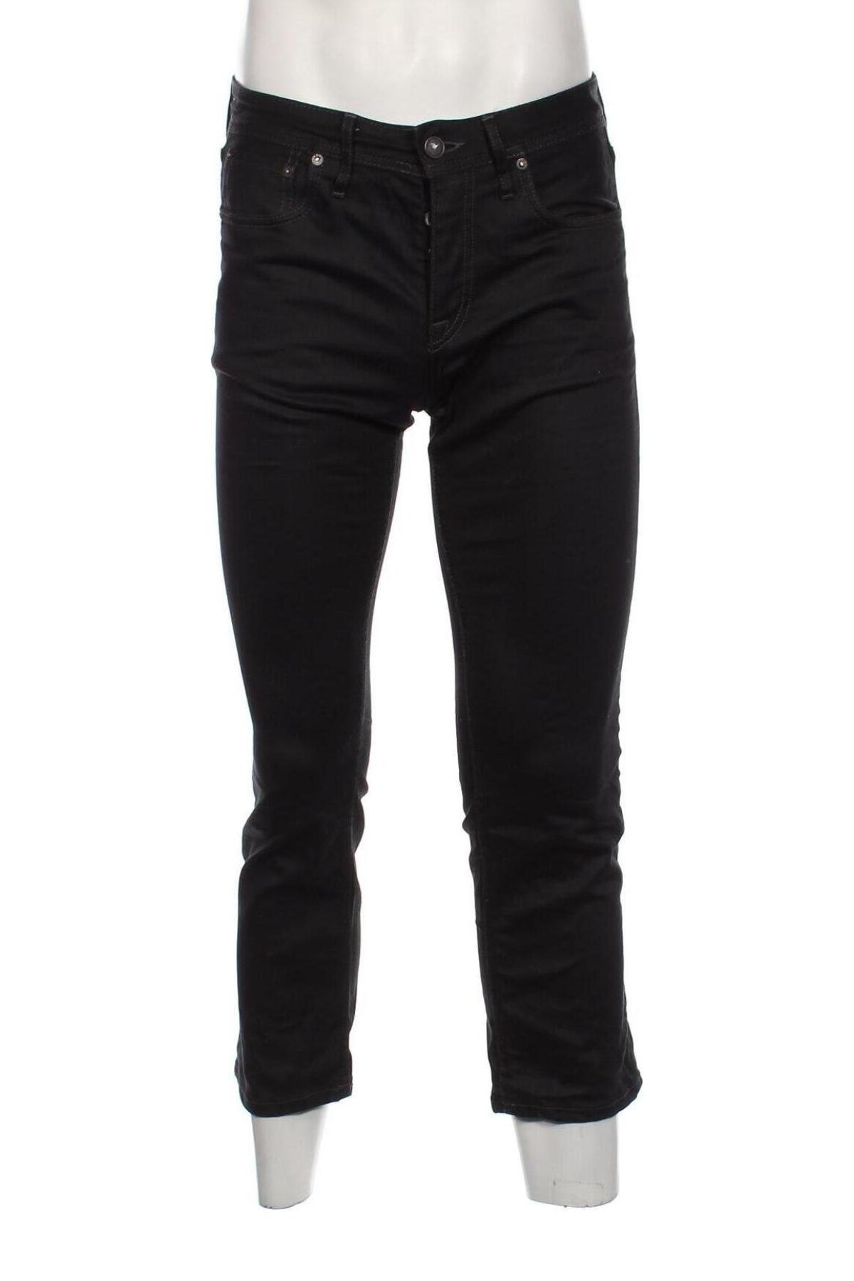 Pantaloni de bărbați Jack & Jones, Mărime M, Culoare Negru, Preț 25,76 Lei
