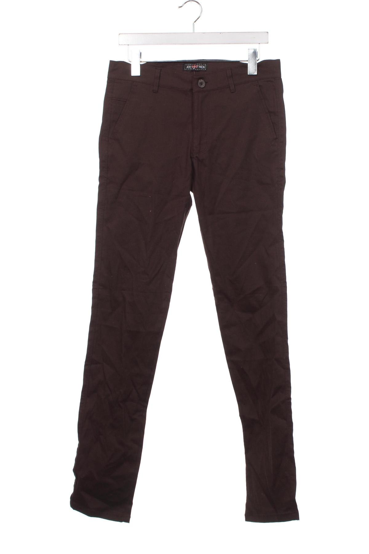 Pantaloni de bărbați Joy, Mărime L, Culoare Maro, Preț 19,08 Lei