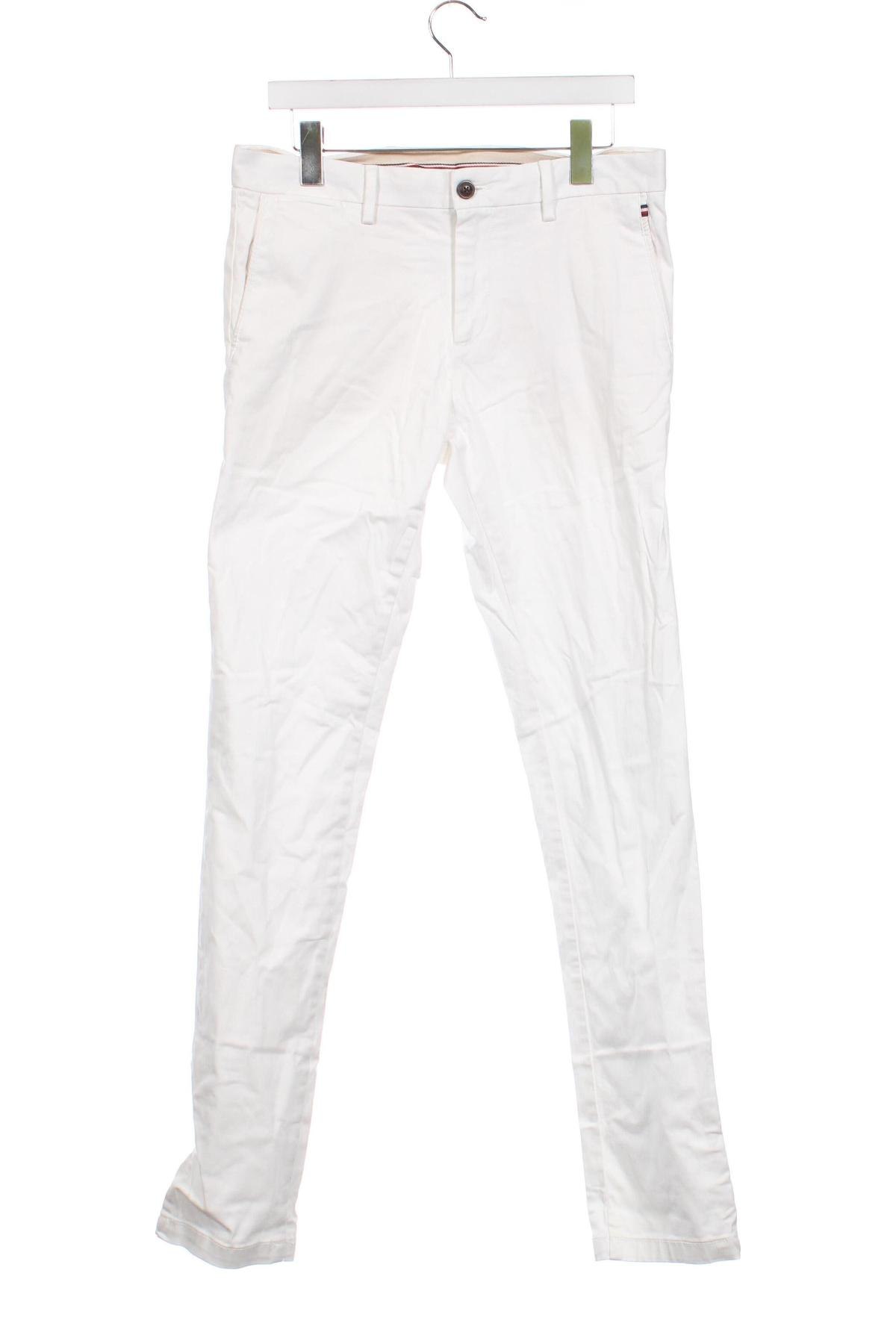 Мъжки панталон Tommy Hilfiger, Размер M, Цвят Бял, Цена 28,65 лв.