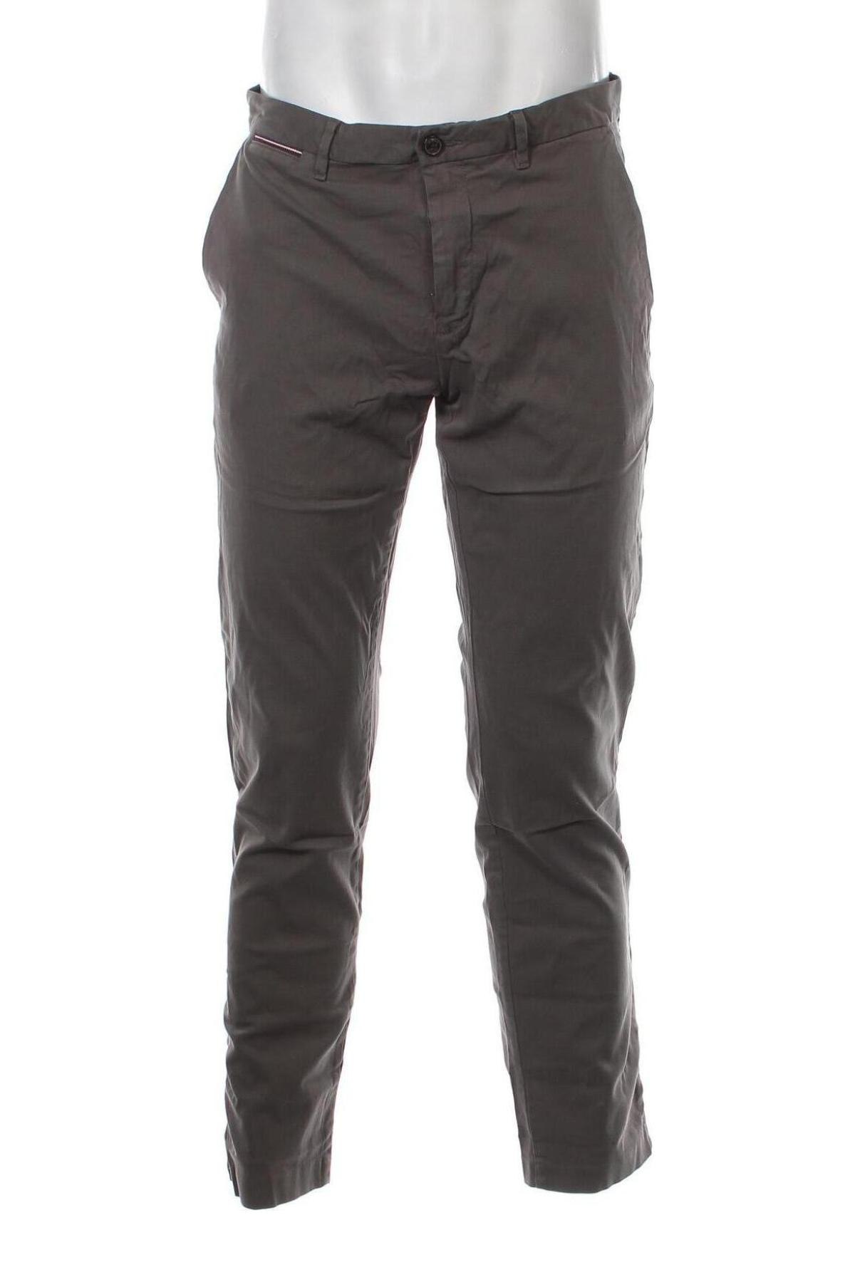 Pantaloni de bărbați Tommy Hilfiger, Mărime M, Culoare Gri, Preț 628,29 Lei