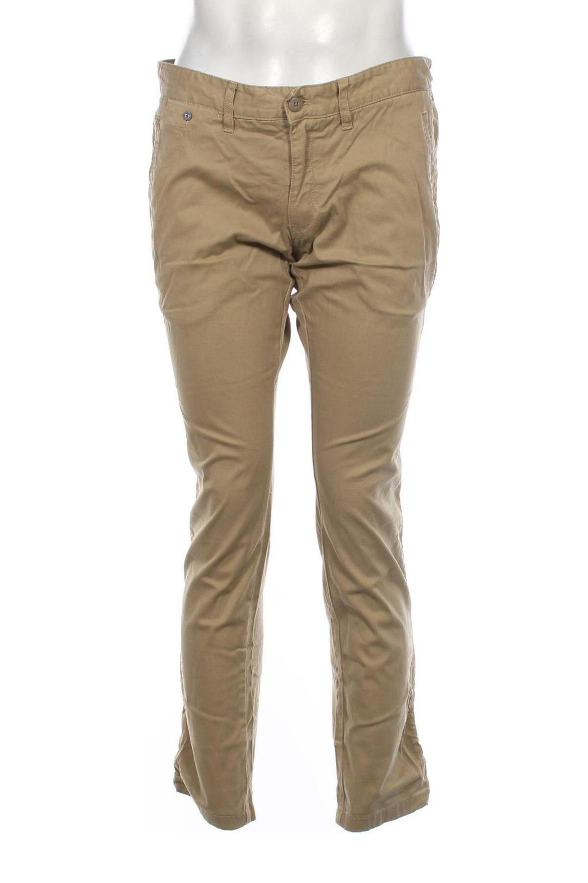 Pantaloni de bărbați Tommy Jeans, Mărime M, Culoare Bej, Preț 628,29 Lei