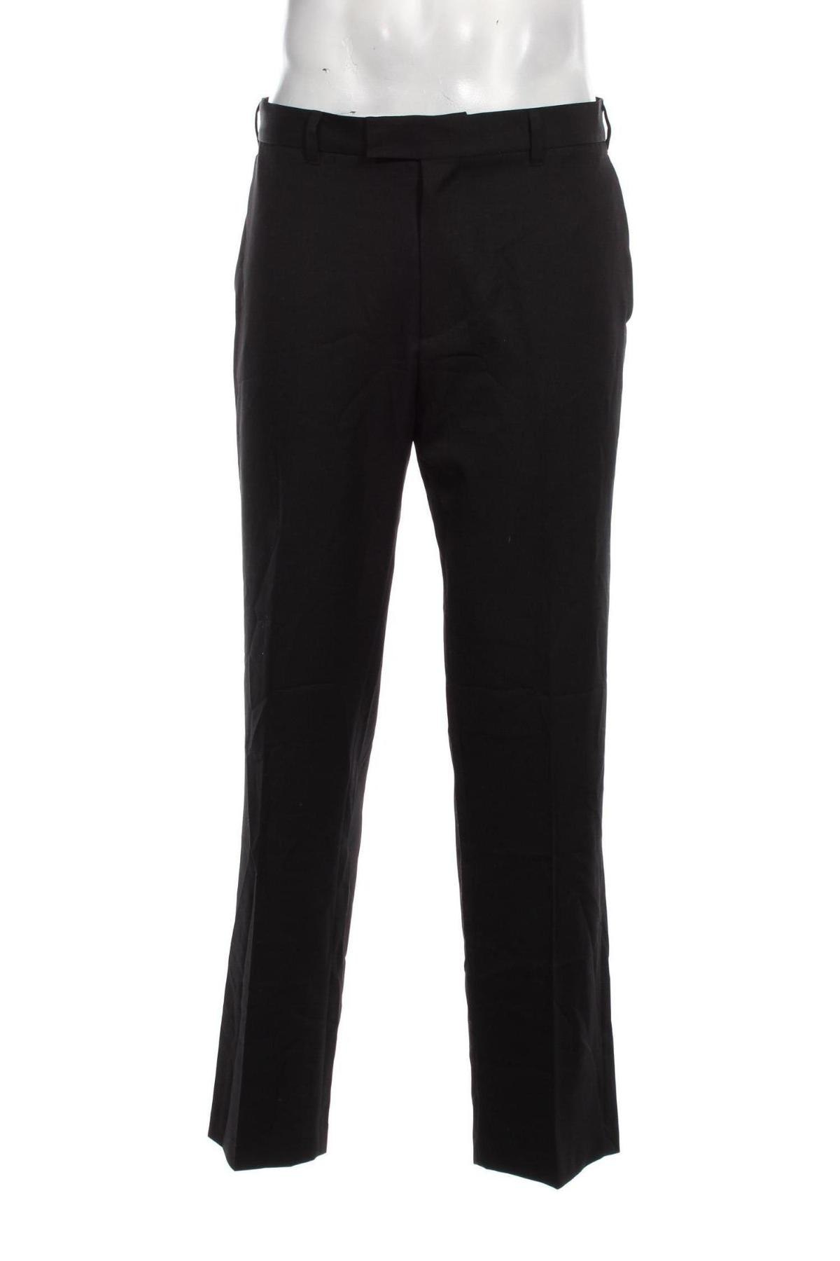 Ανδρικό παντελόνι Van Heusen, Μέγεθος L, Χρώμα Μαύρο, Τιμή 5,92 €