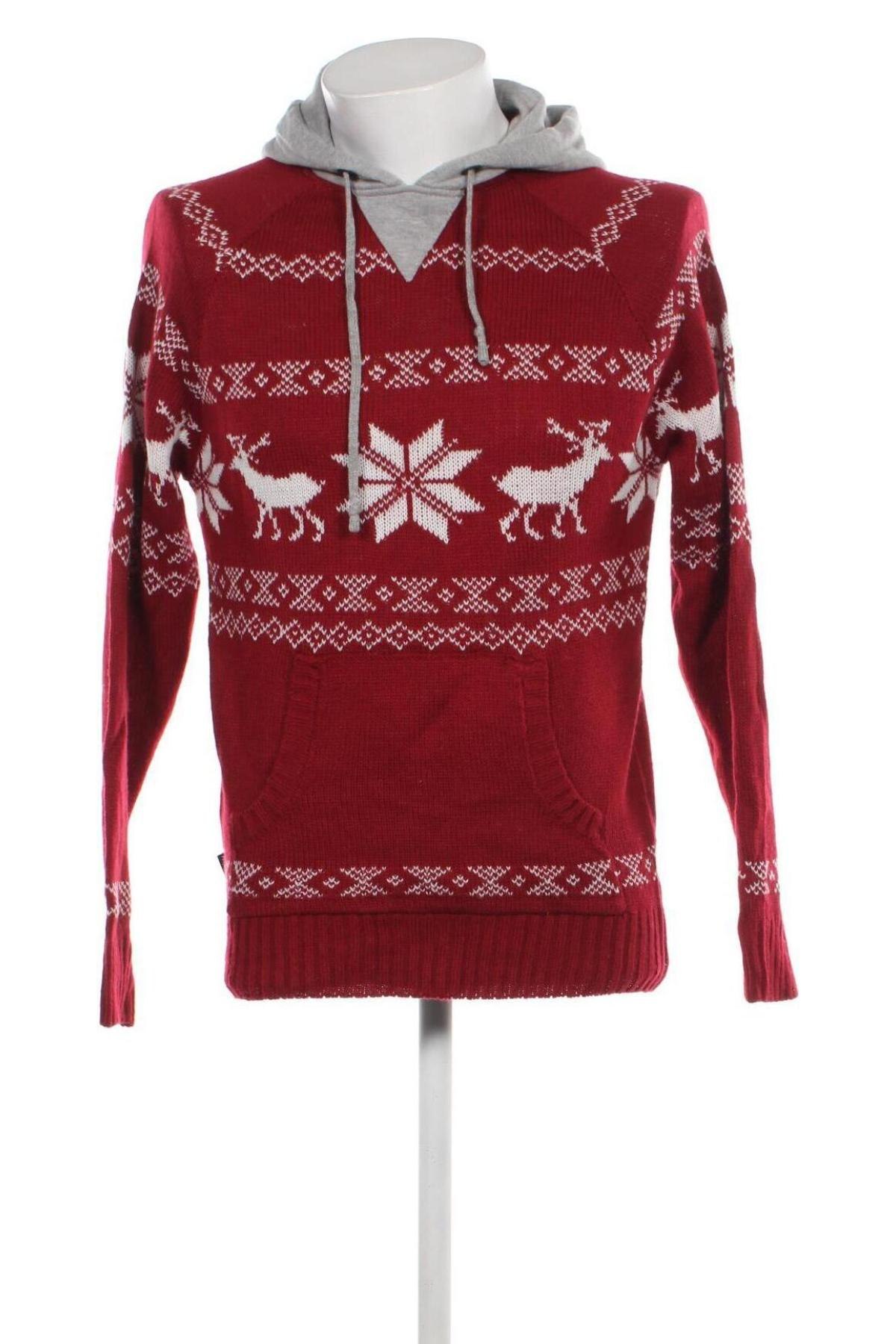Ανδρικό πουλόβερ Terranova, Μέγεθος M, Χρώμα Κόκκινο, Τιμή 6,28 €
