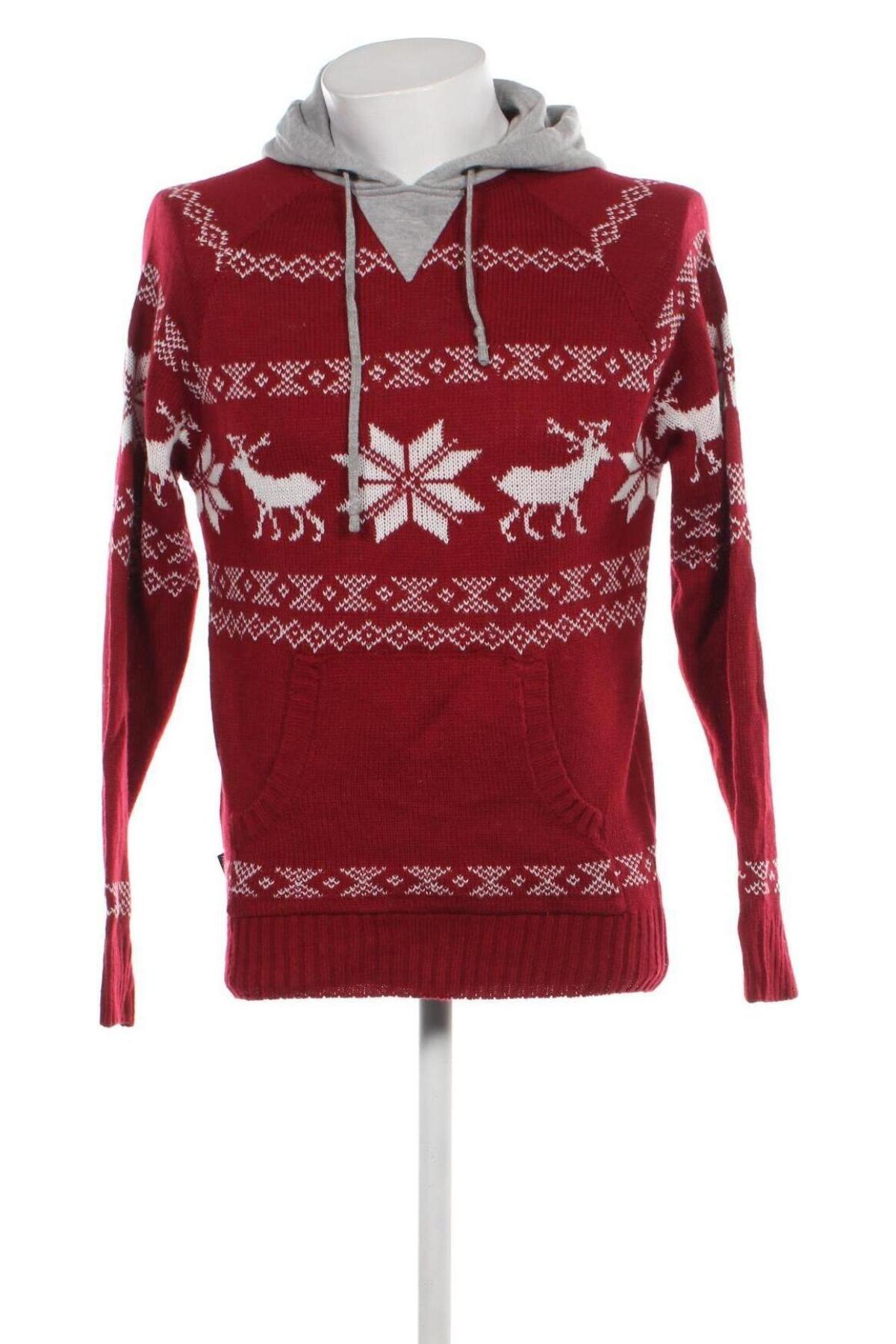 Herrenpullover Terranova, Größe M, Farbe Rot, Preis 7,06 €